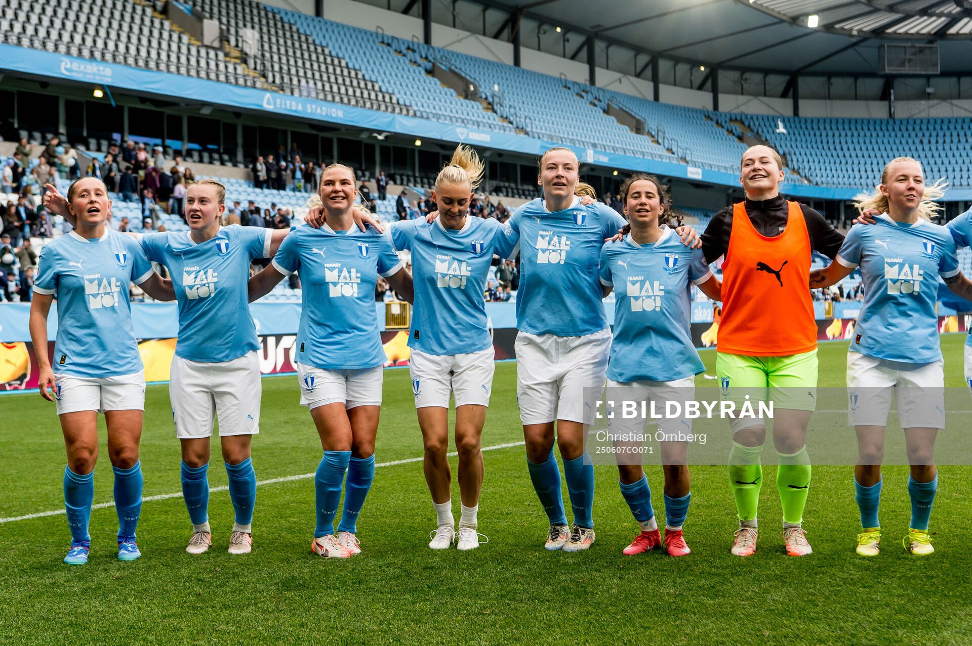Malmö FFs spelare jublar