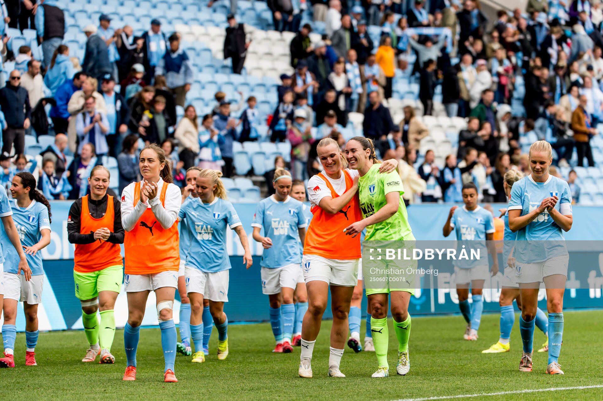 Malmö FFs spelare jublar