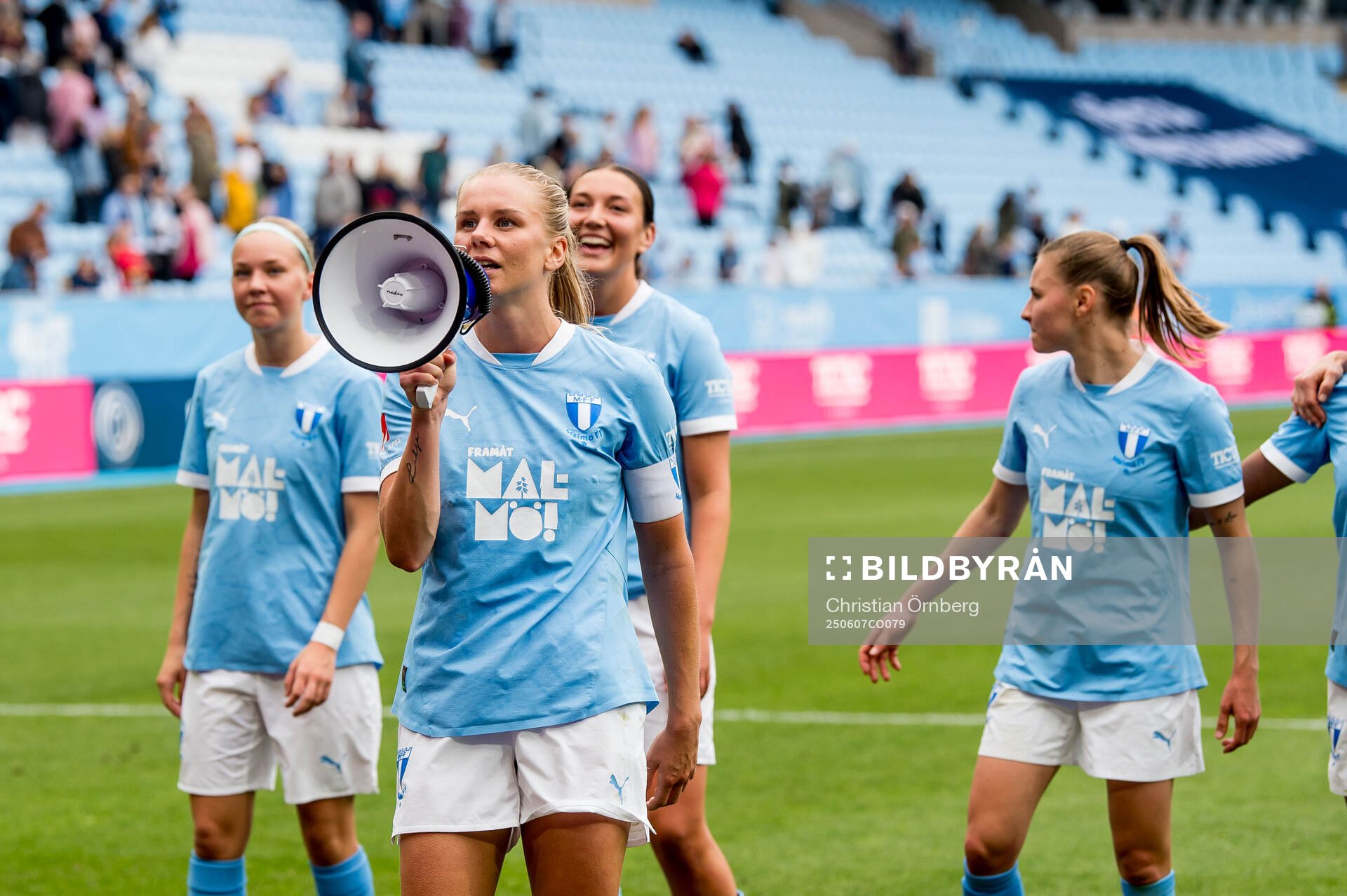 Malmö FFs Nellie Lilja jublar