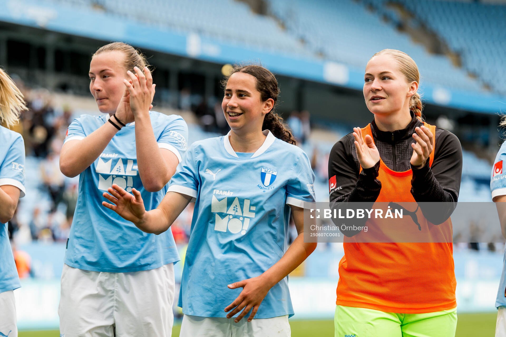 Malmö FFs spelare jublar