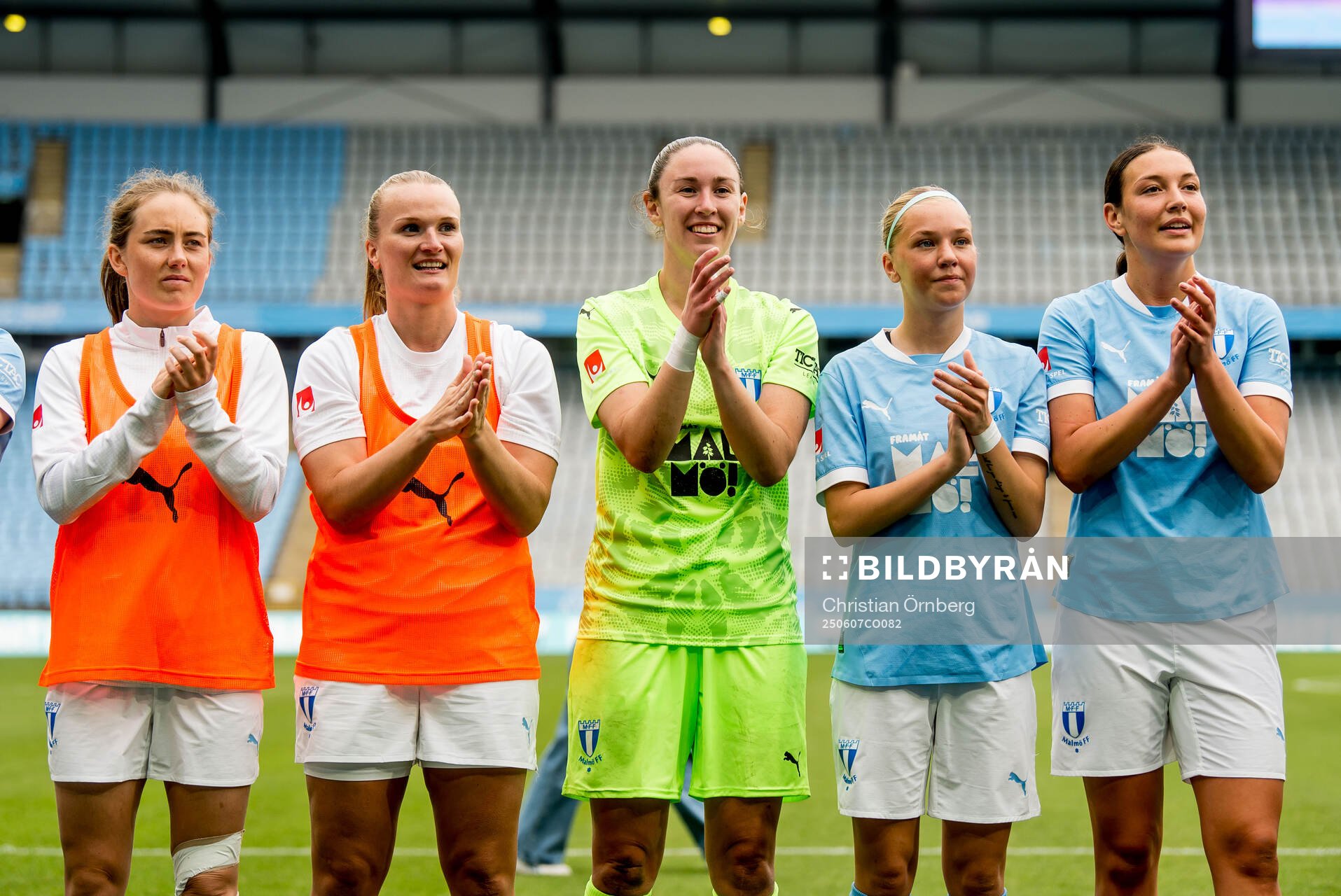 Malmö FFs spelare jublar