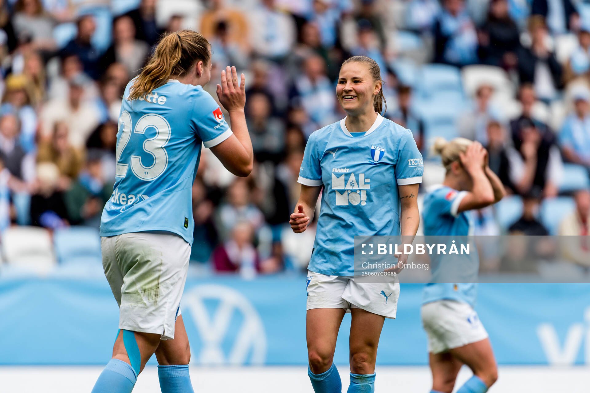 Malmö FFs Katariina Kosola jublar