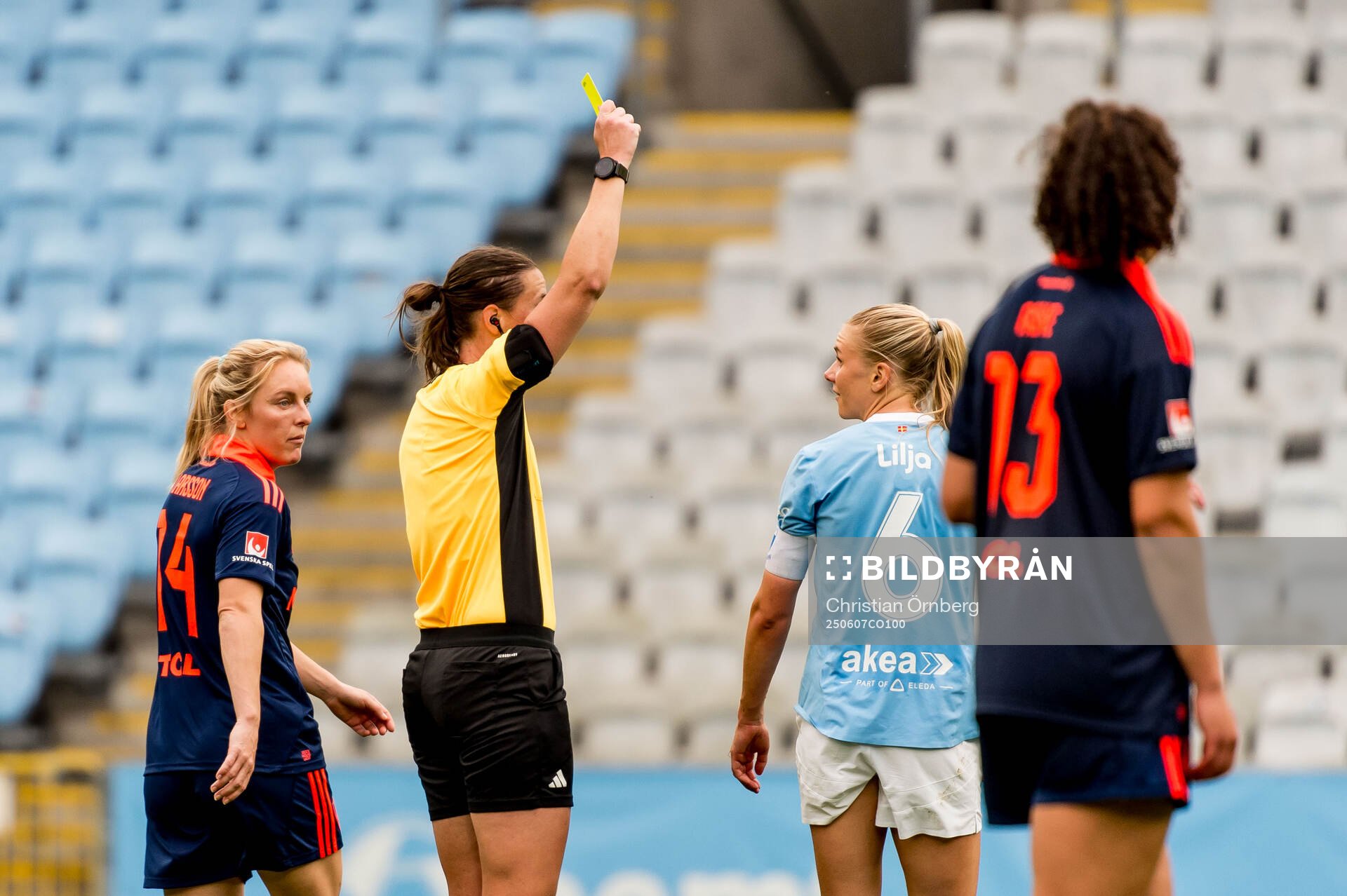 Malmö FFs Nellie Lilja deppar