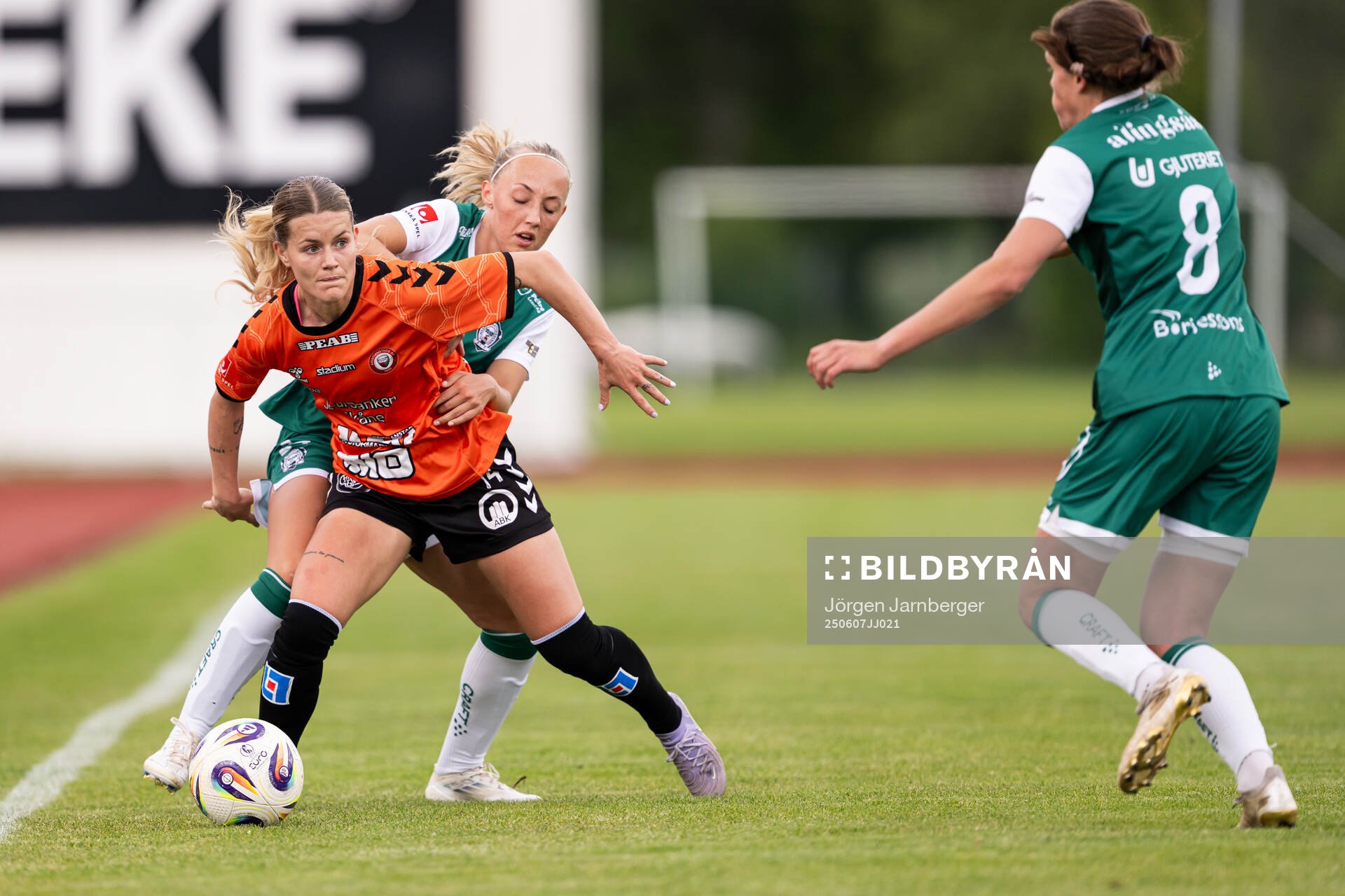 Kristianstads Tilda Persson och Alingsås Karin Lundin