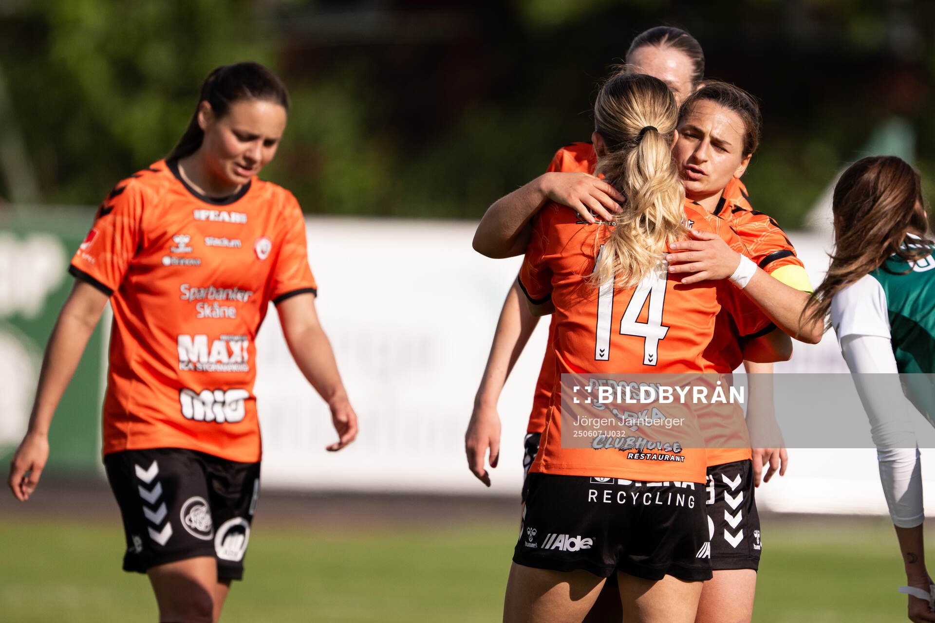 Kristianstads Emma Petrovic jublar