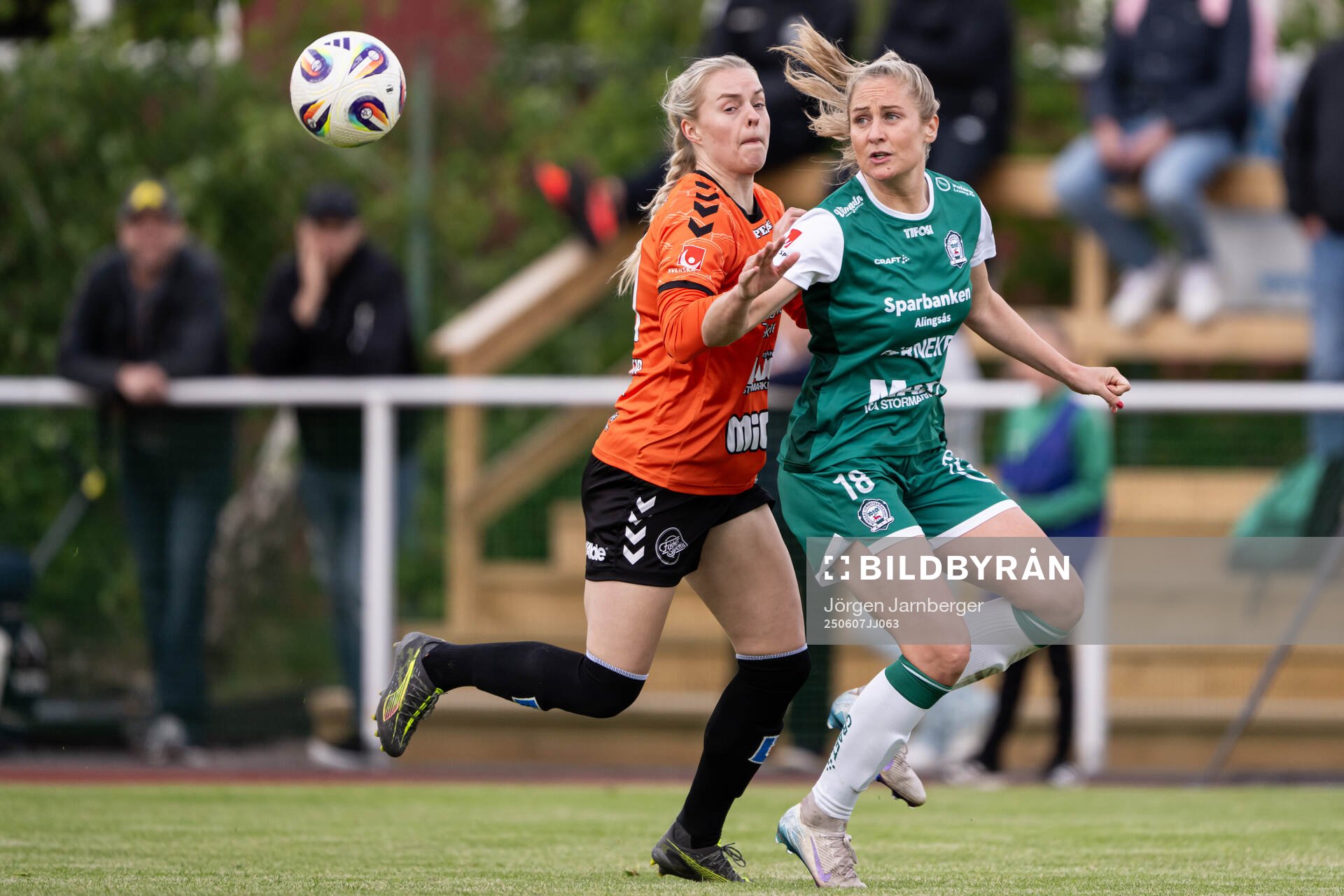 Kristianstads Gudny Árnadottir och Alingsås Karin Lundin