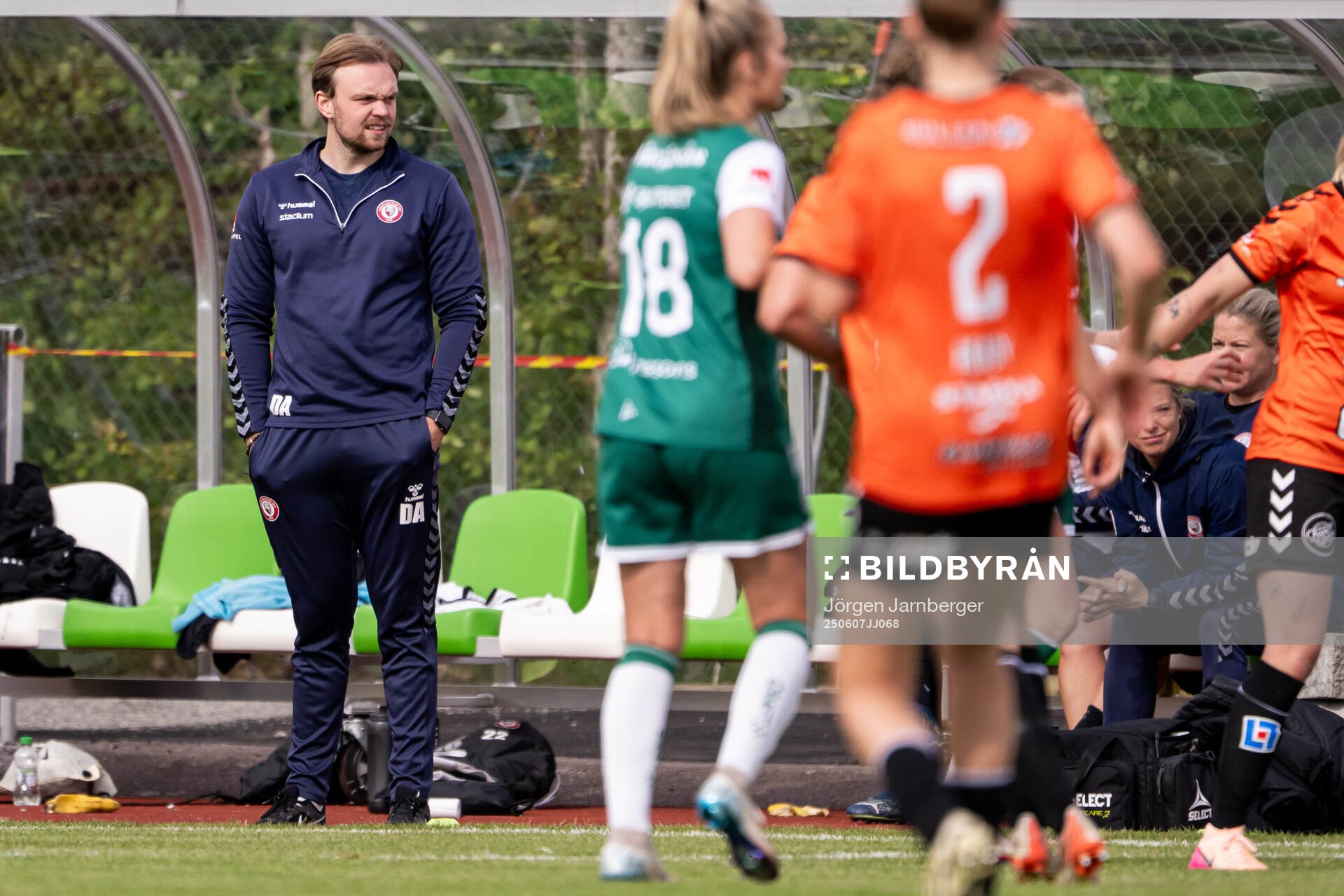 Kristianstads tränare Daniel Angergård