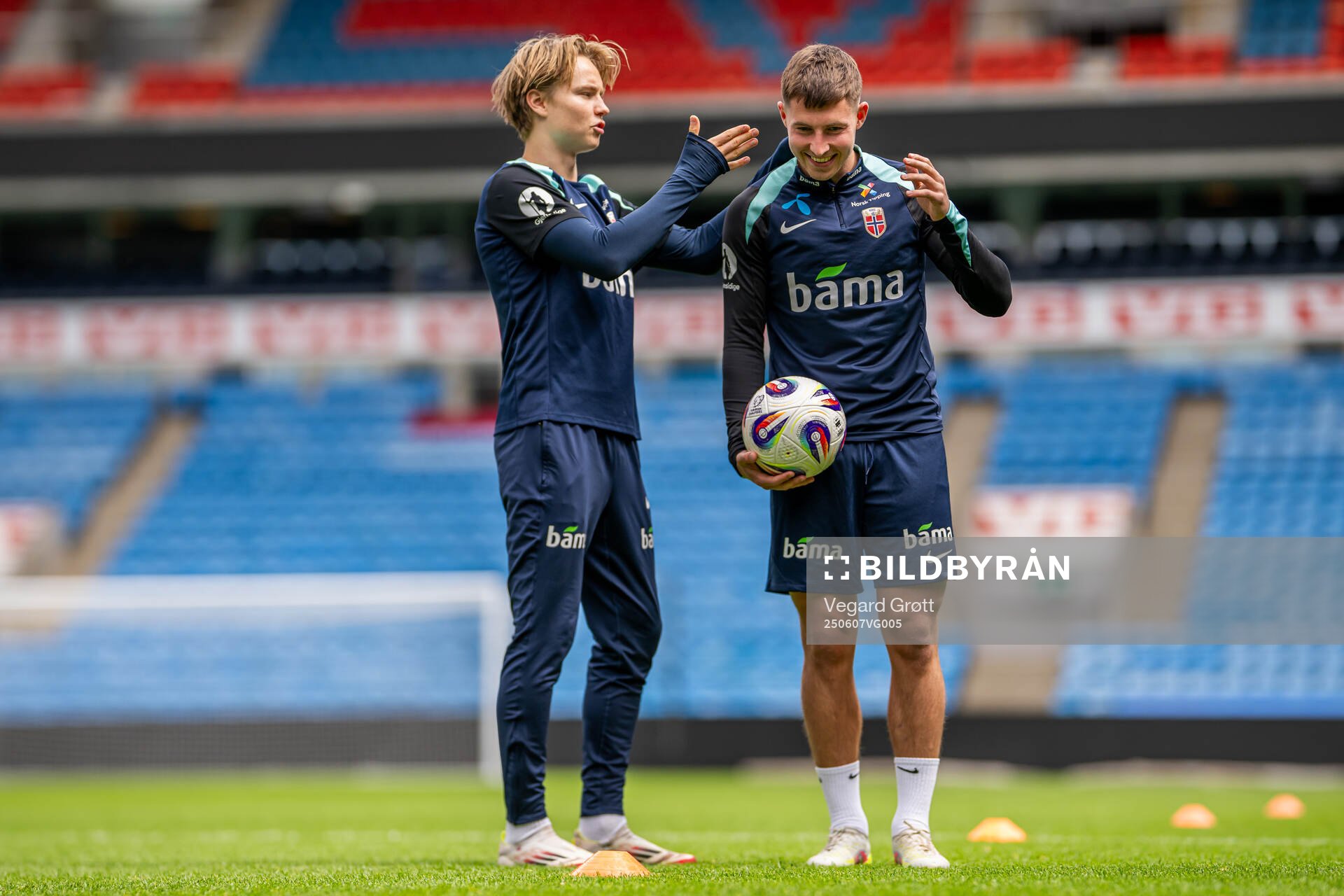 Andreas Schjelderup and Lasse Berg Johnsen of the Norwegian