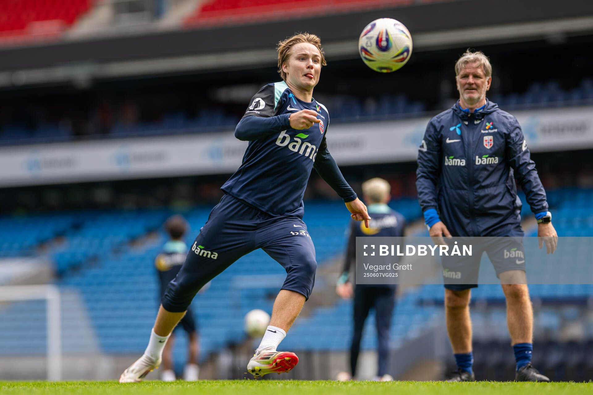 Andreas Schjelderup of the Norwegian national football team