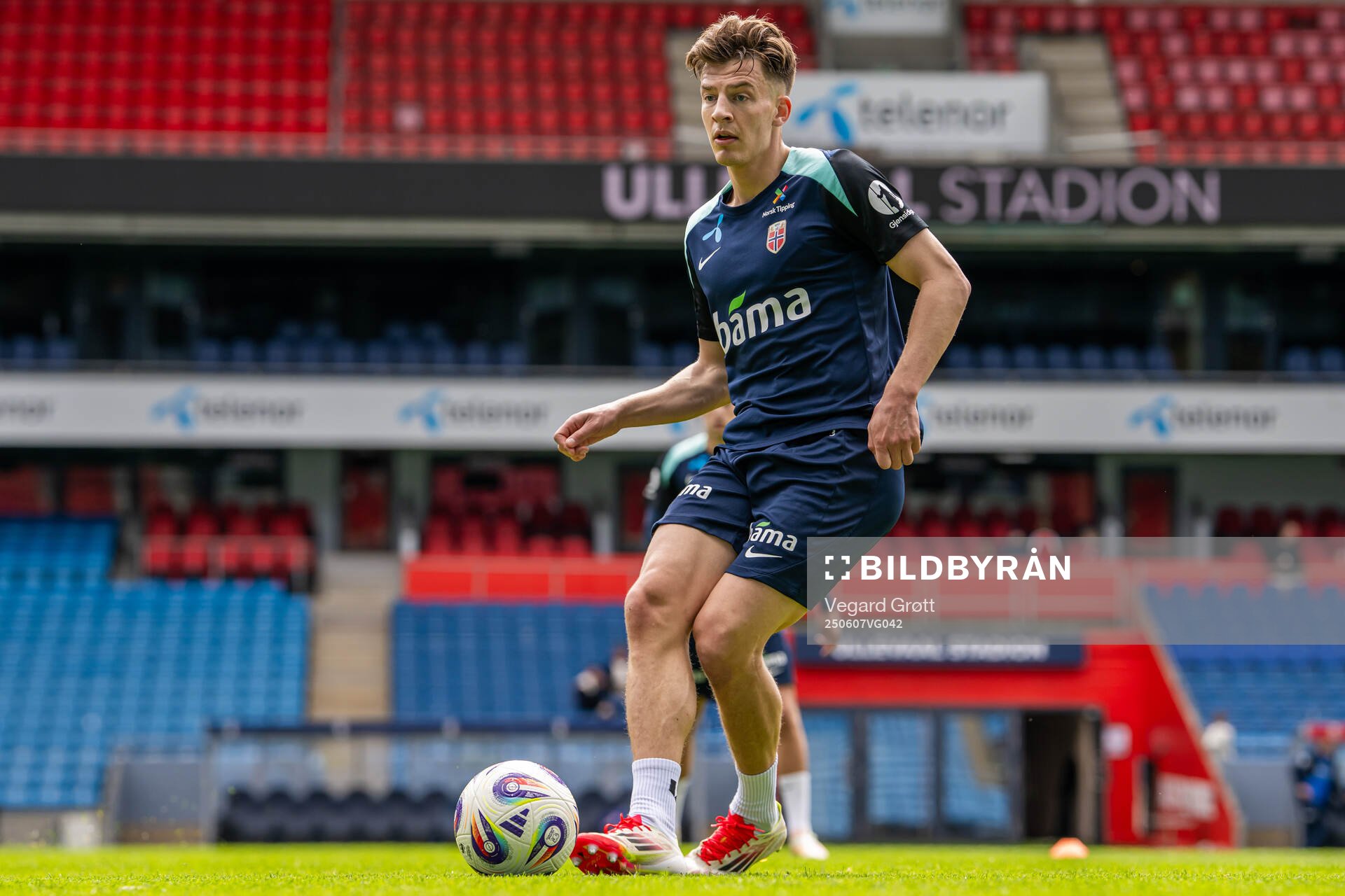 Jostein Gundersen of the Norwegian national football team