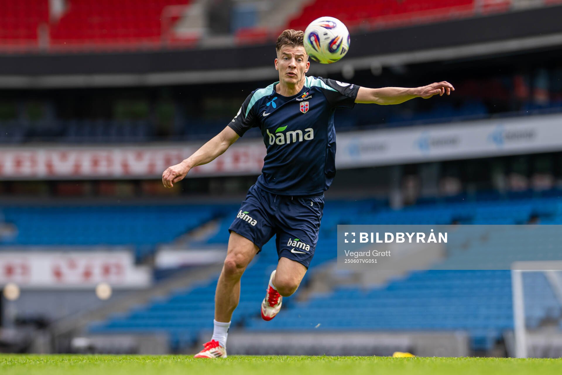 Jostein Gundersen of the Norwegian national football team