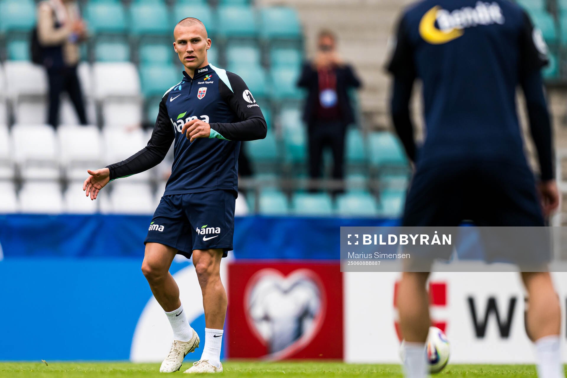 Leo Østigård of the Norwegian national football team