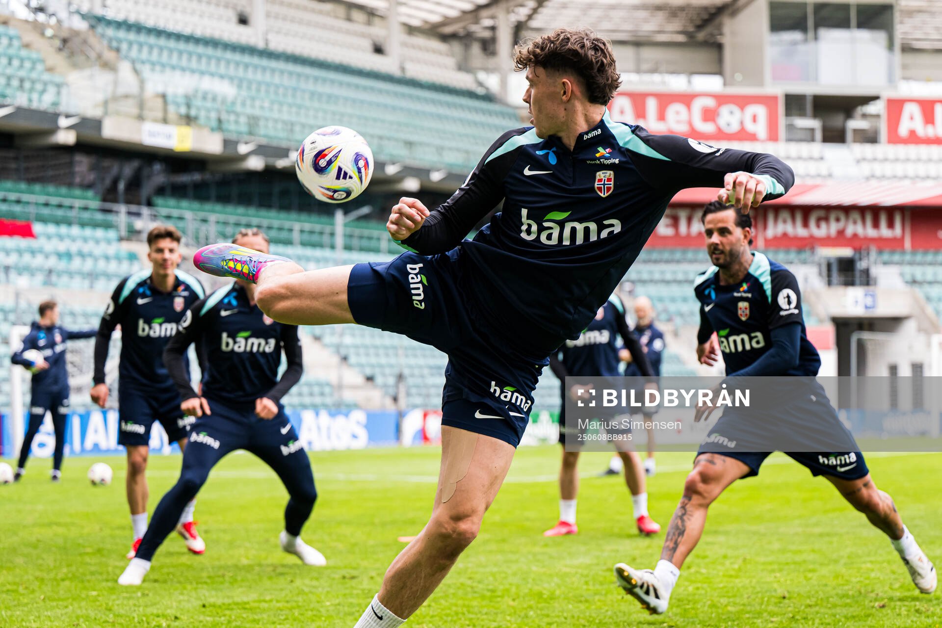 Jørgen Strand Larsen of the Norwegian national football
