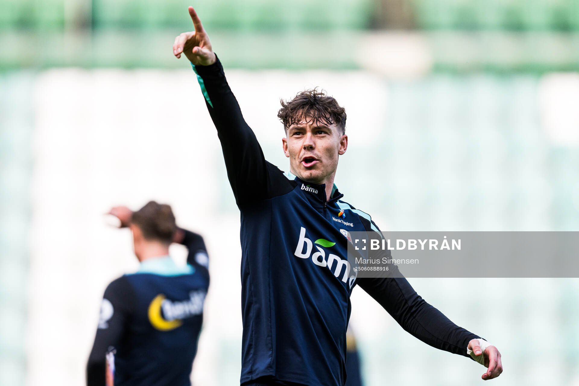 Jørgen Strand Larsen of the Norwegian national football