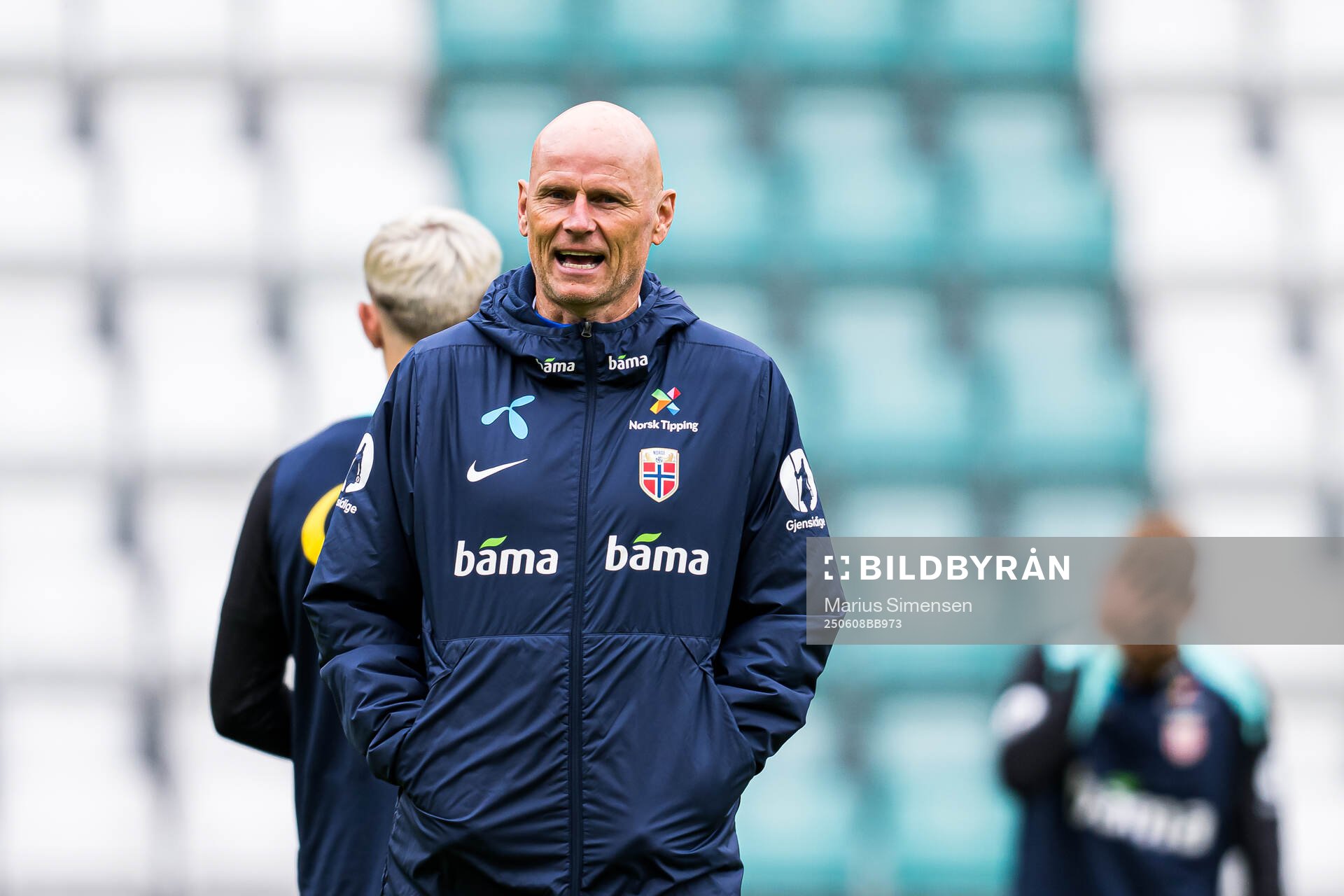Head coach Ståle Solbakken of the Norwegian national