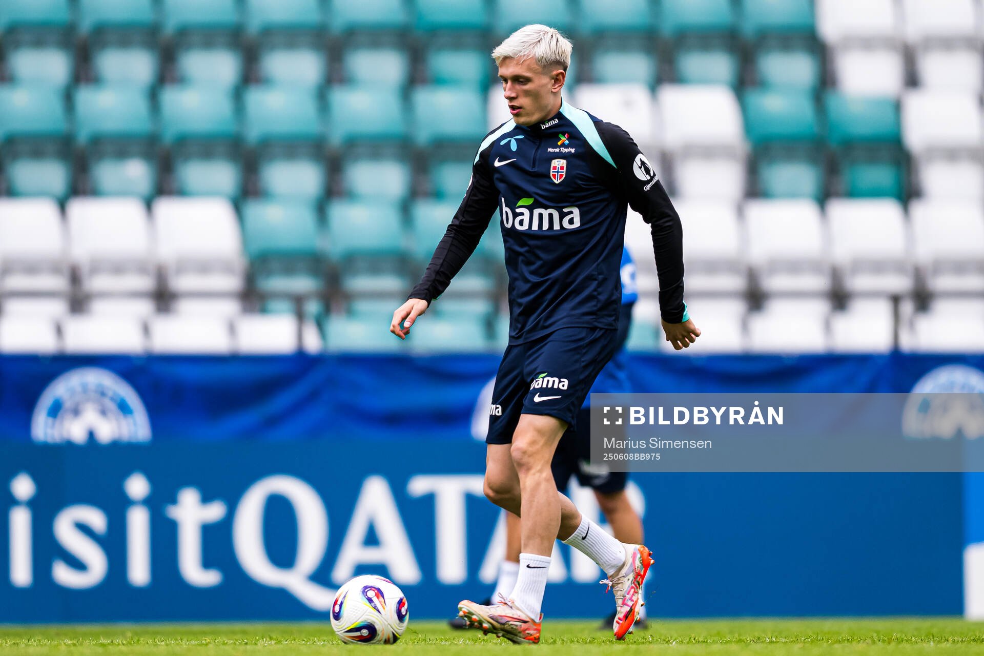 Marcus Holmgren Pedersen of the Norwegian national football