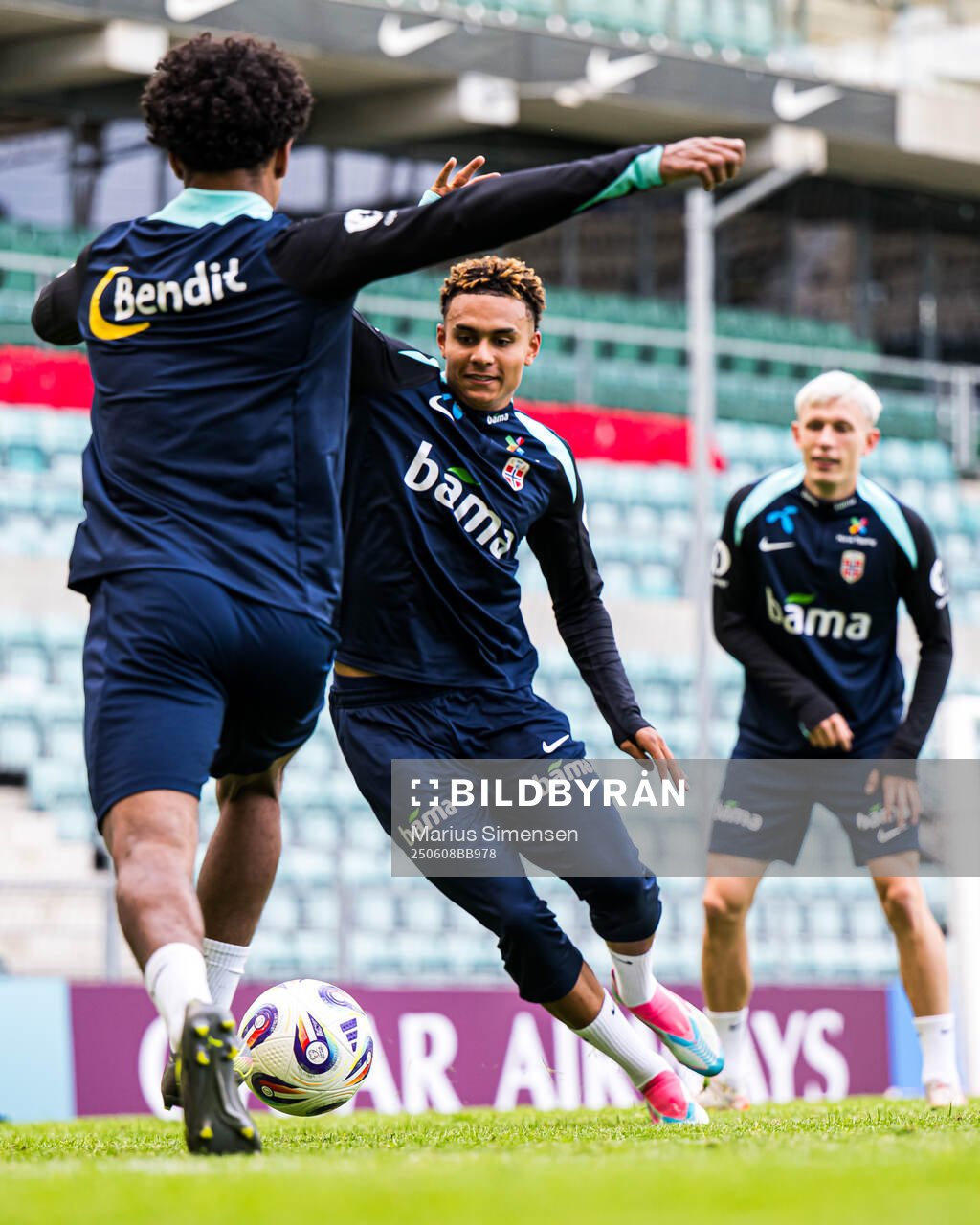 Antonio Nusa of the Norwegian national football team
