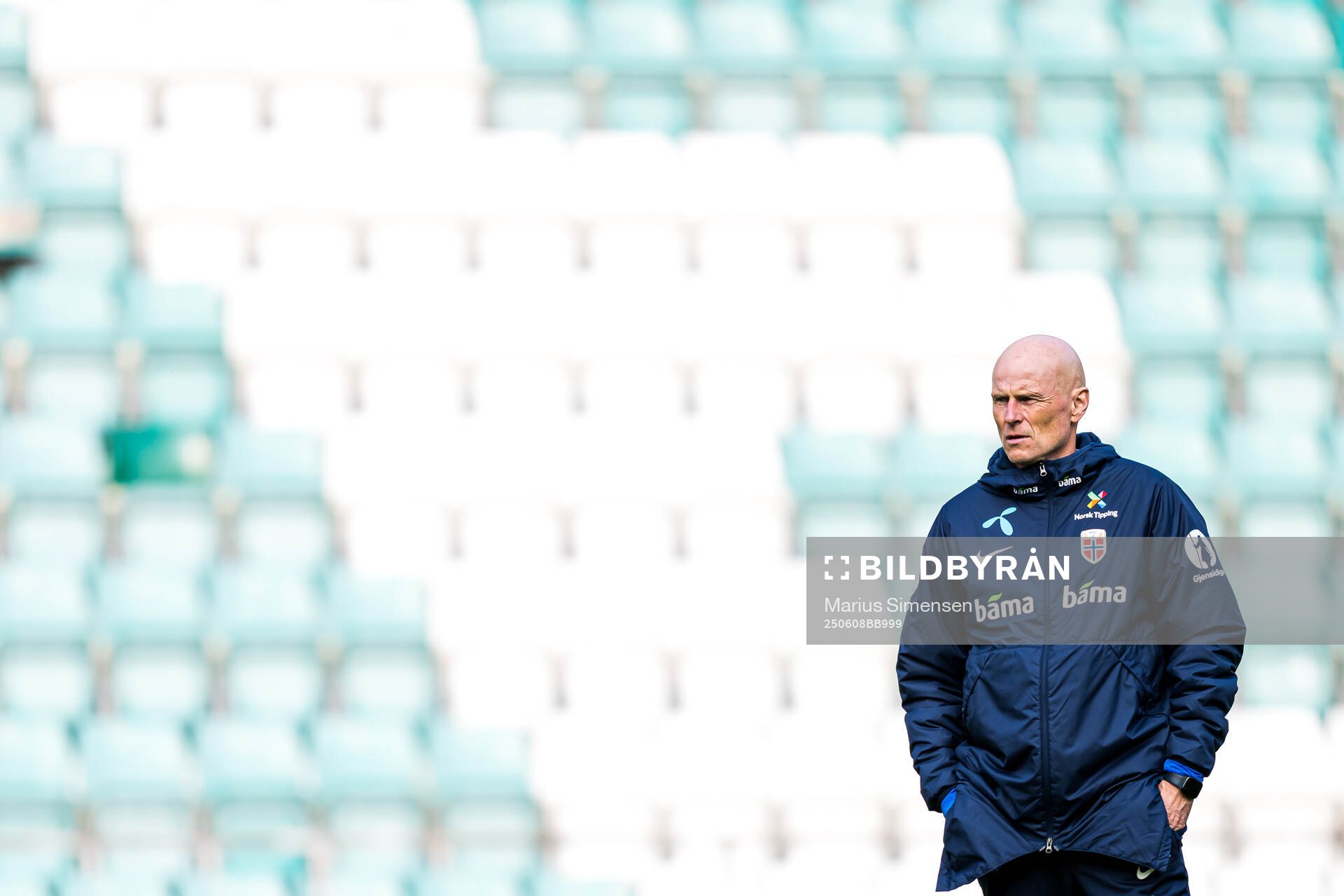 Head coach Ståle Solbakken of the Norwegian national
