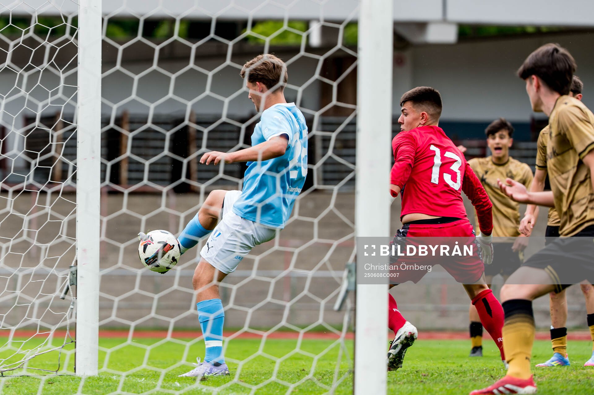 Malmö FFs John Orestam gör 1-1
