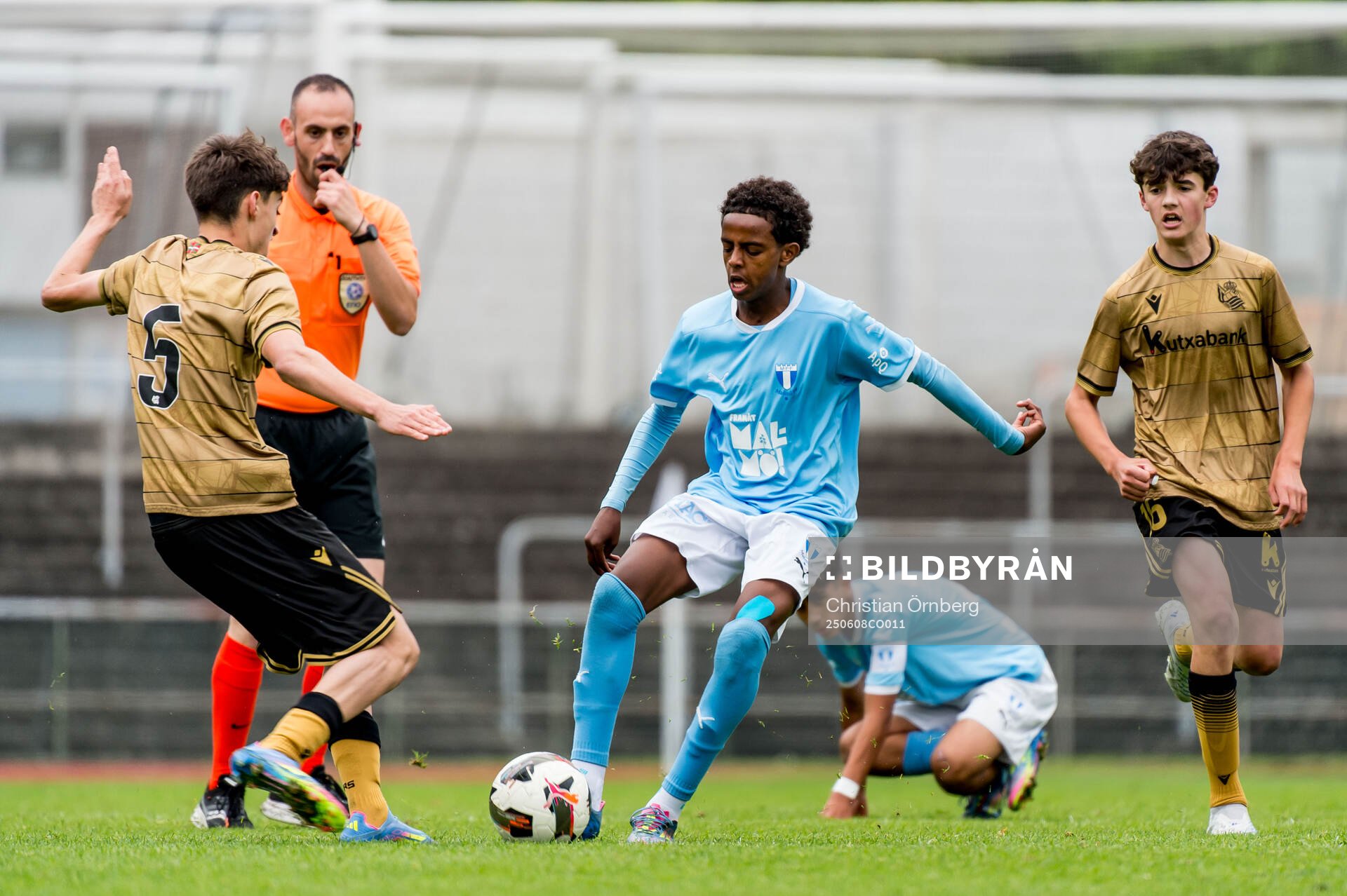 Malmö FFs Sakariya Osman och Real Sociedads Iraitz Otano