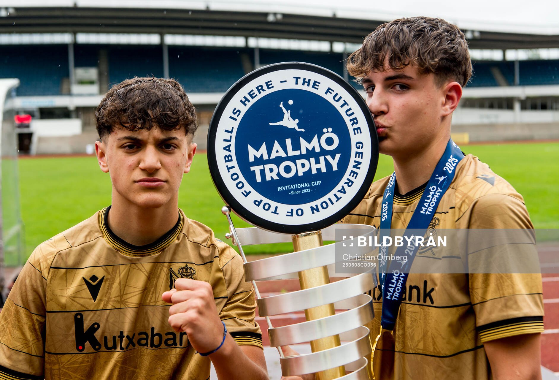 Real Sociedads spelare jublar