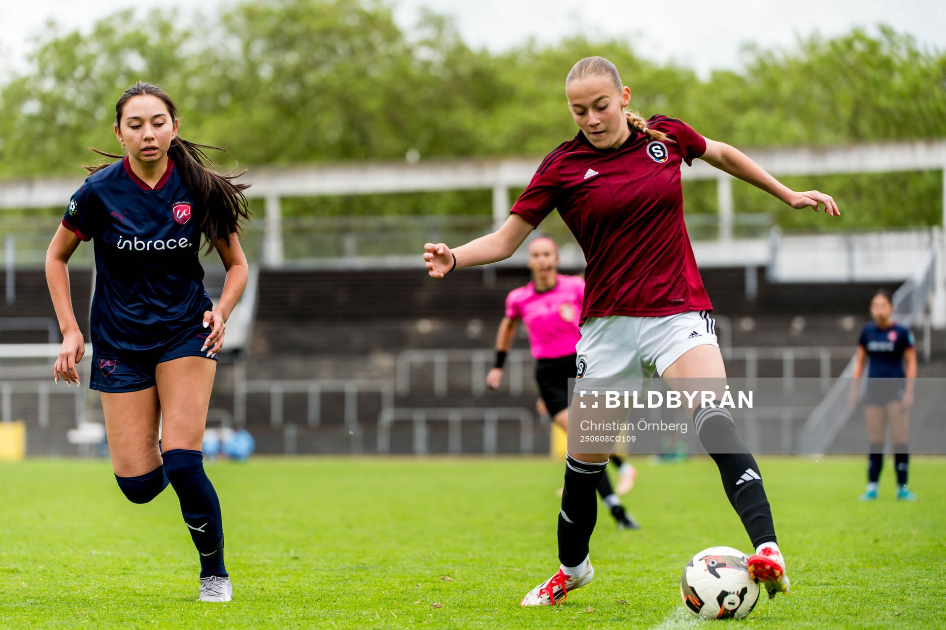 LA Breakers Gianna Marliani och Sparta Prahas Ema Hruba