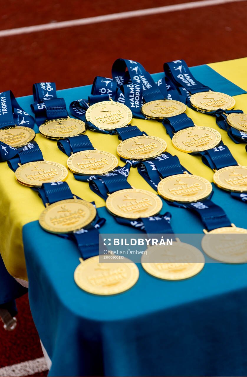 Guldmedaljerna i finalen i Malmö Trophy mellan LA Breakers