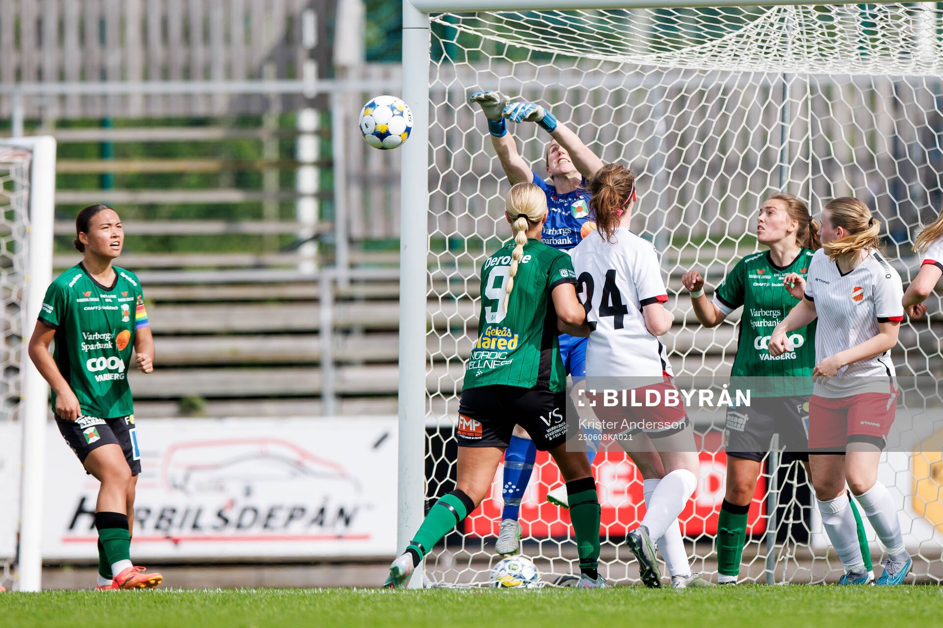 Varbergs målvakt Jasmine Strandberg