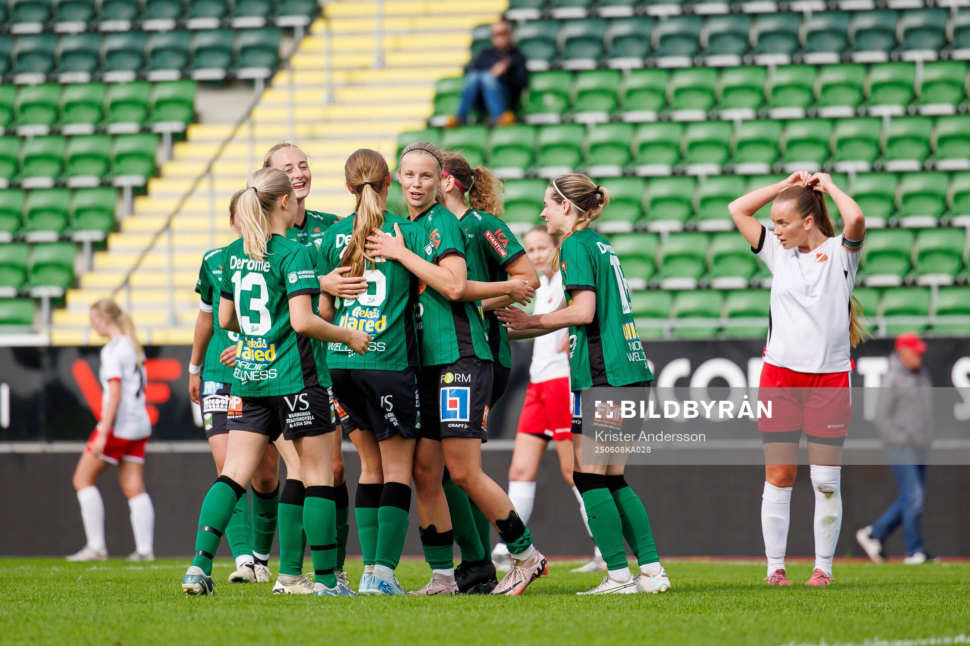 Varbergs spelare jublar