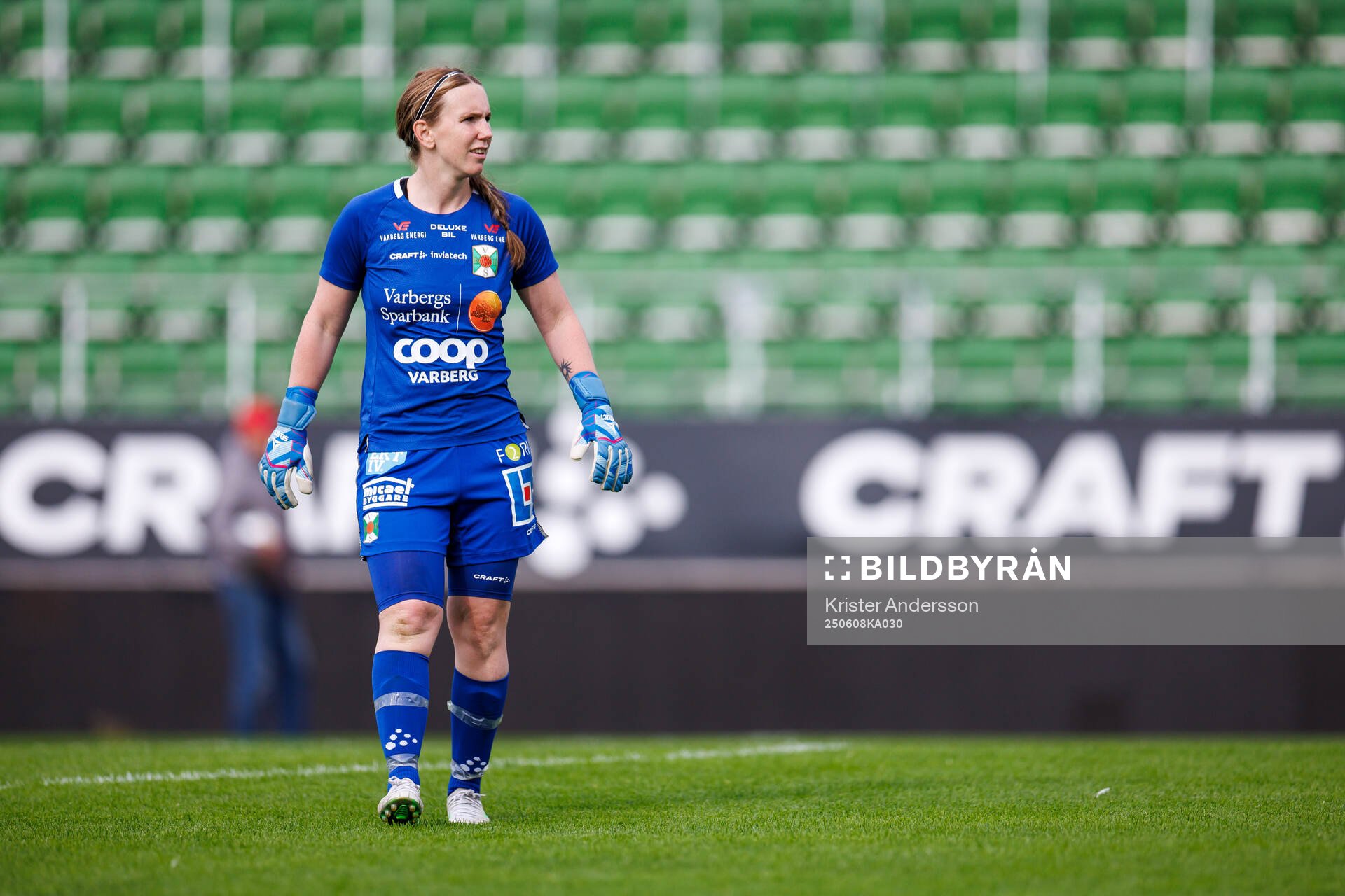 Varbergs målvakt Jasmine Strandberg
