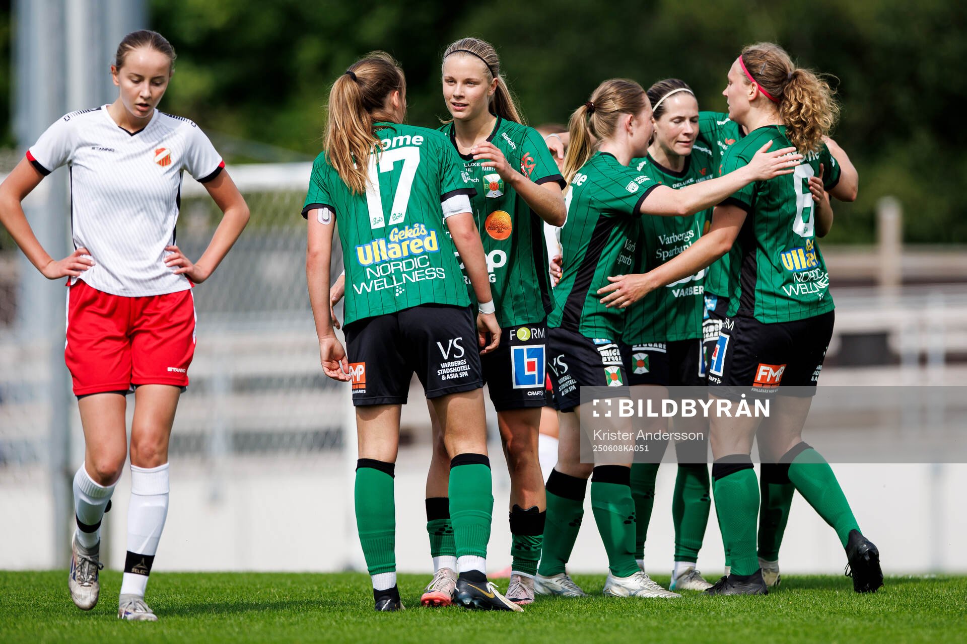 Varbergs spelare jublar