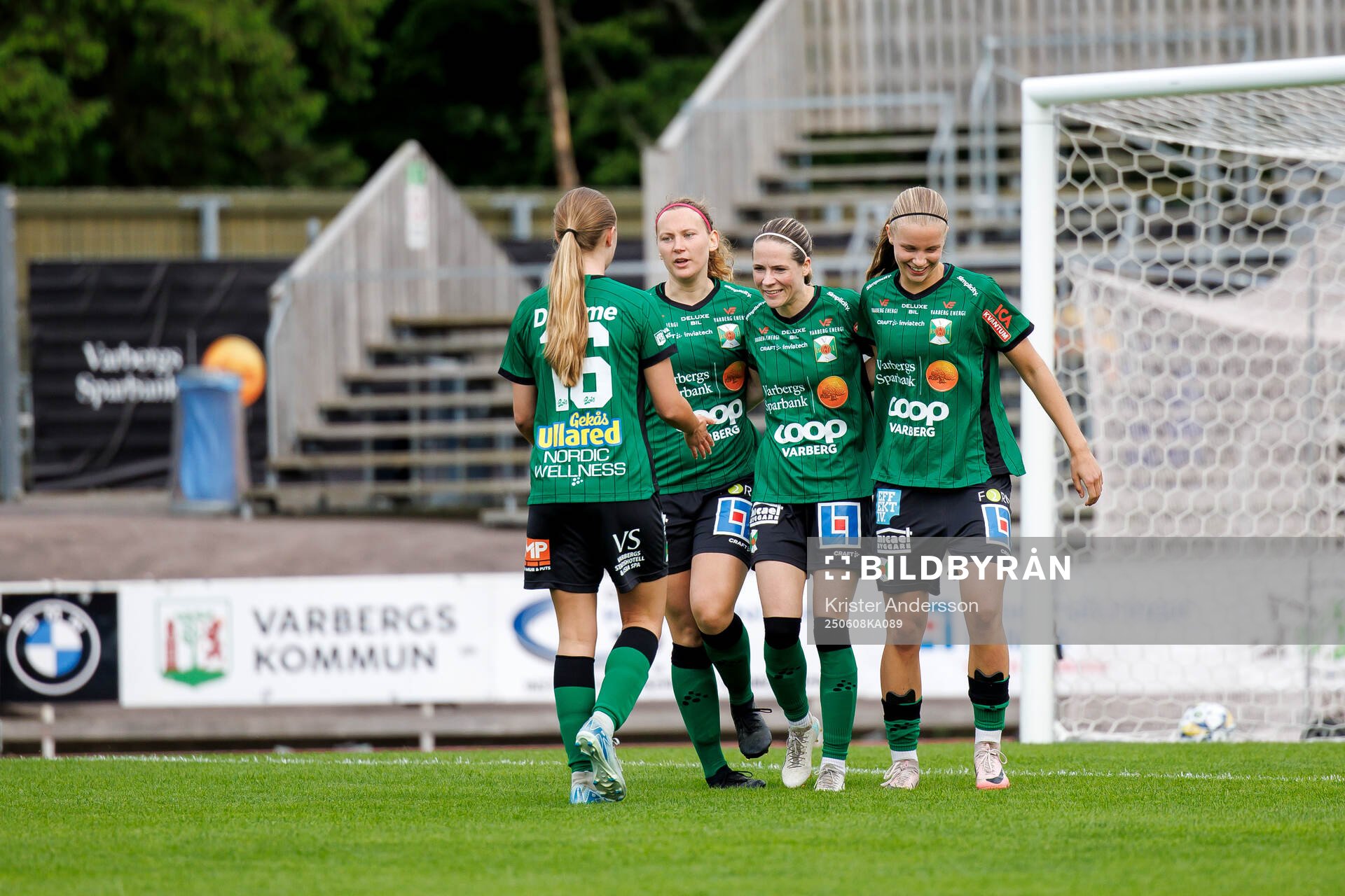 Varbergs Evelina Bengtsson, Frida Johansson och Mollie