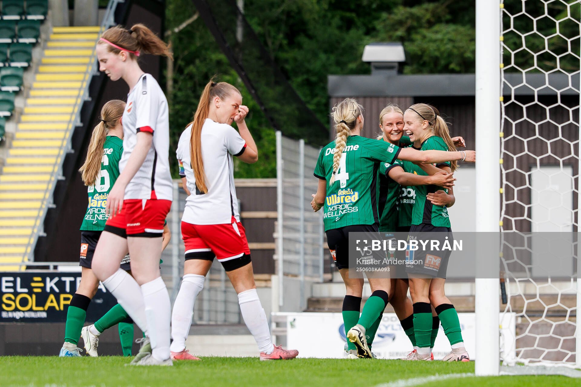 Varbergs spelare jublar