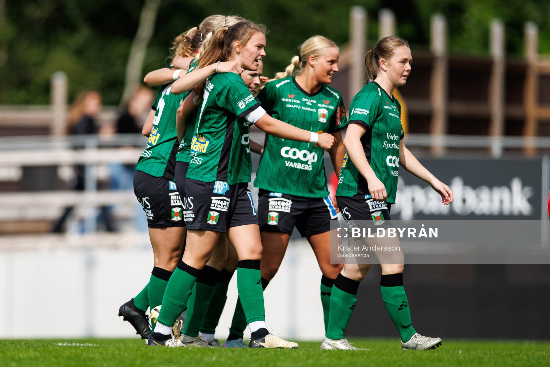 Varbergs spelare jublar