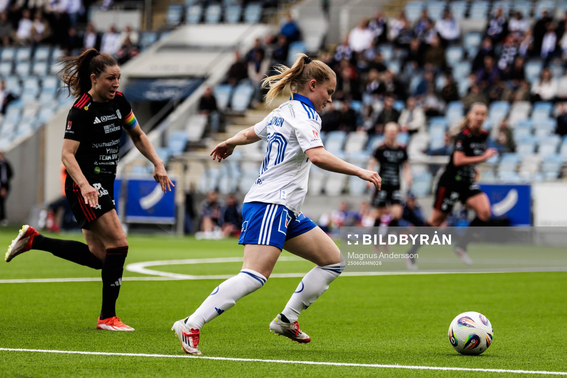 Piteås Josefin Johansson och IFK Norrköpings Dana Leskinen