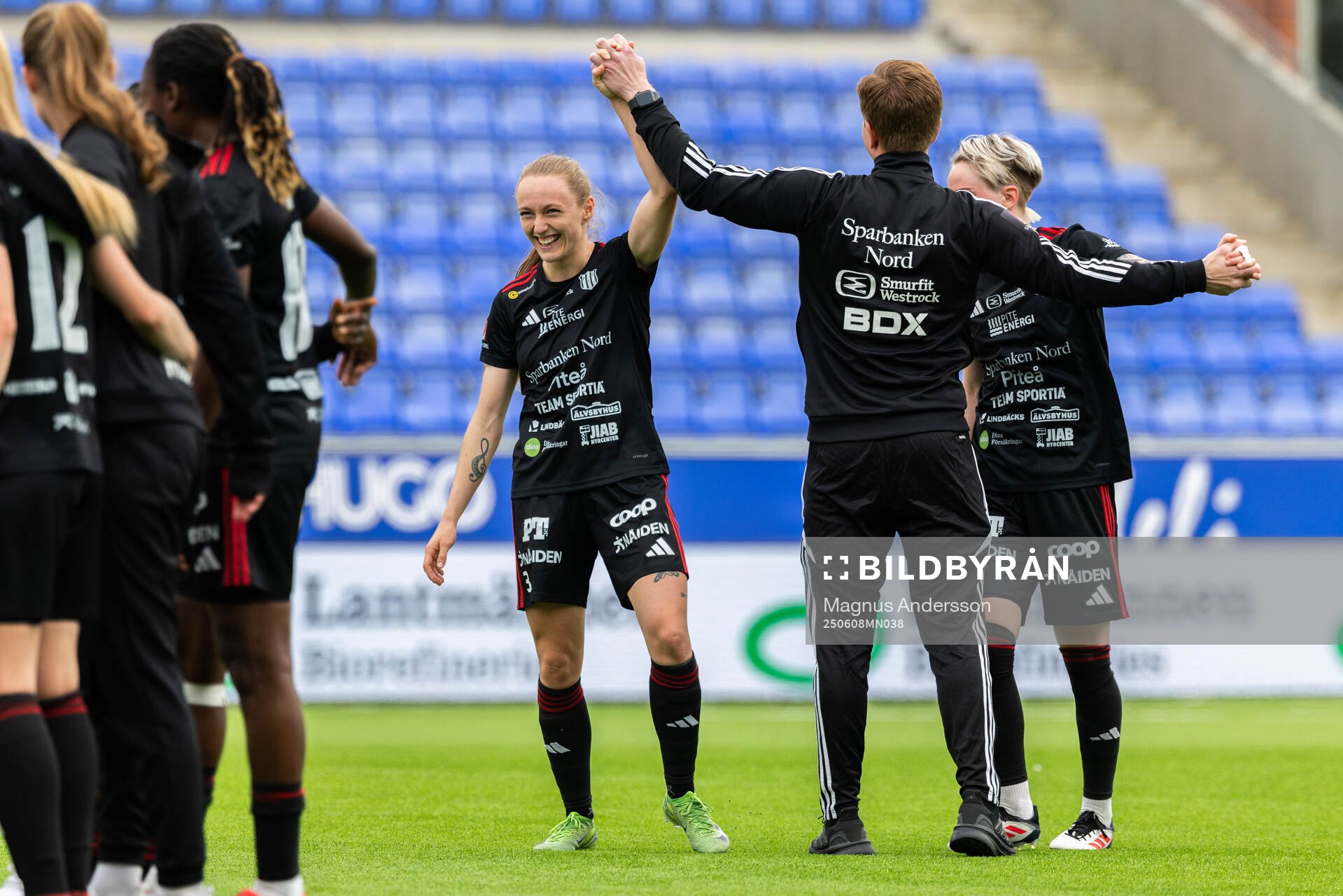 Piteås Asla Johannesen jublar