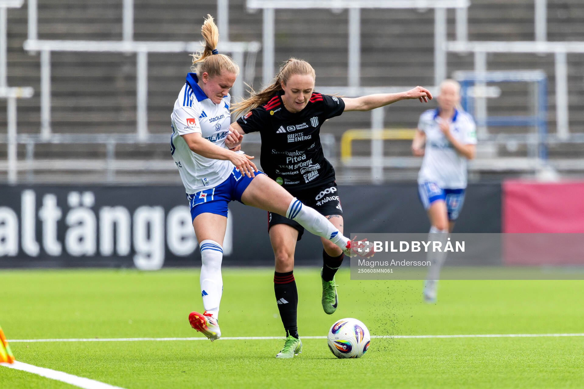 IFK Norrköpings Dana Leskinen och Piteås Asla Johannesen