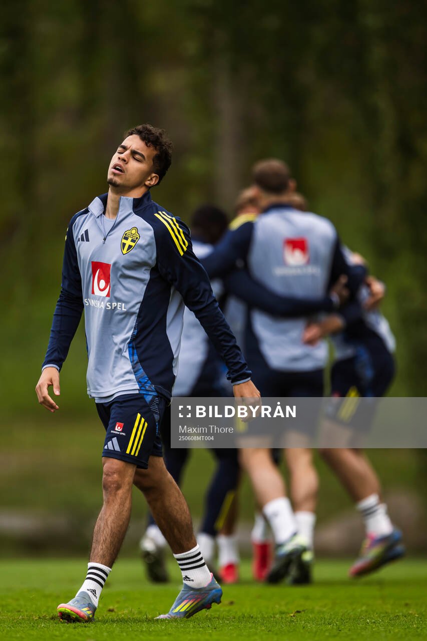 Yasin Ayari of the Swedish men's national football team