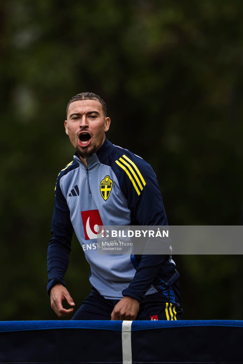 Jordan Larsson of the Swedish men's national football team