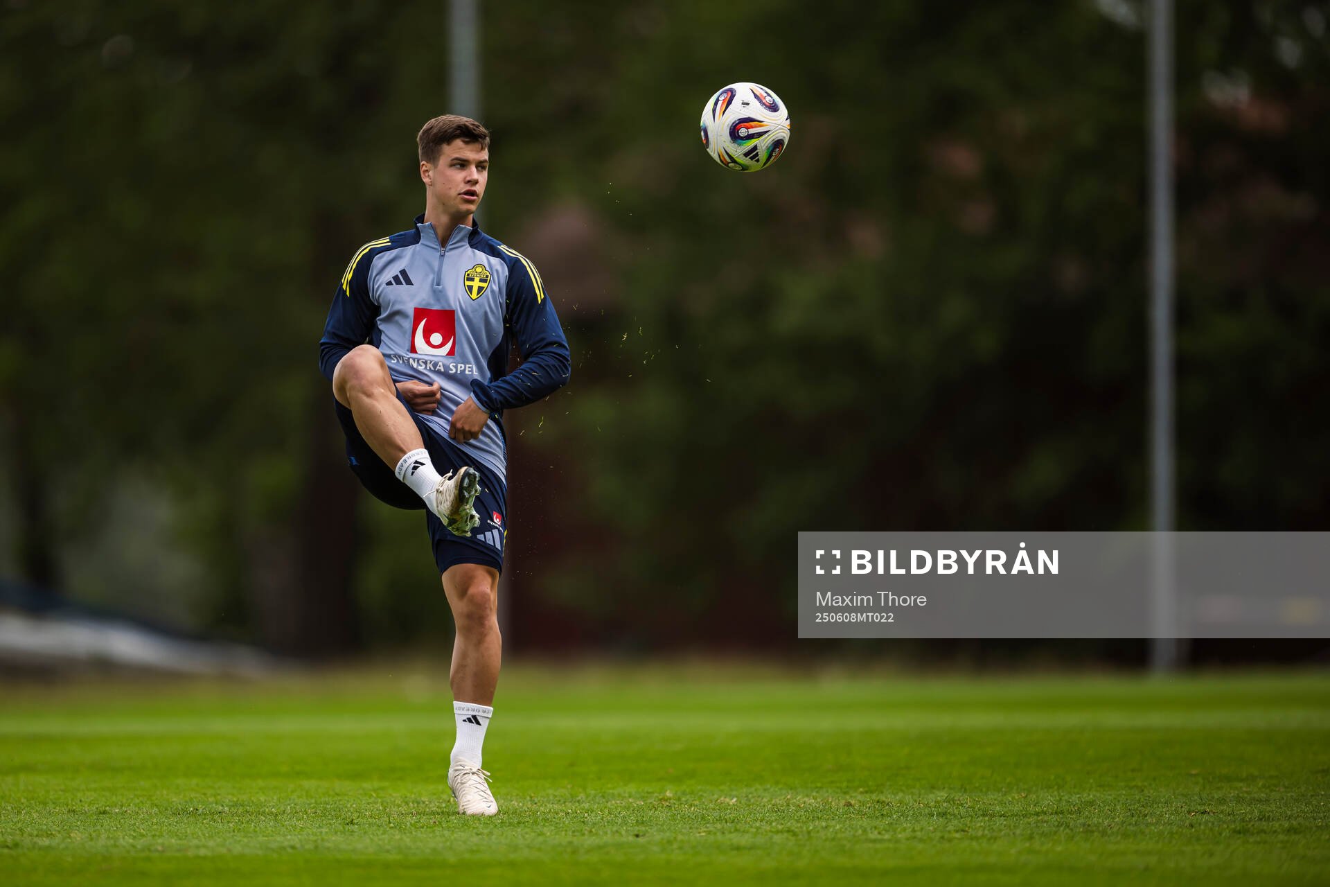 Samuel Dahl of the Swedish men's national football team at