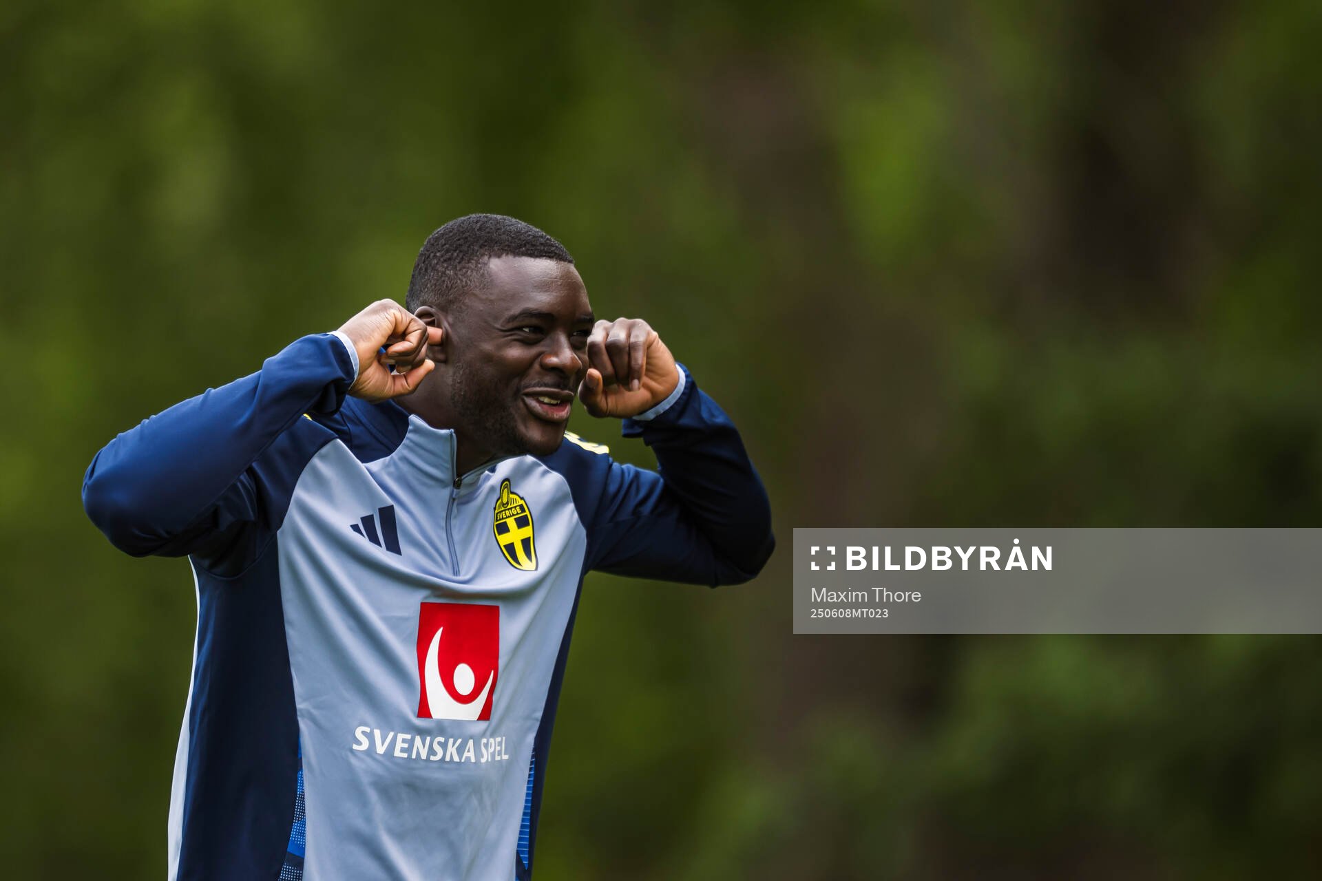 Ken Sema of the Swedish men's national football team at a