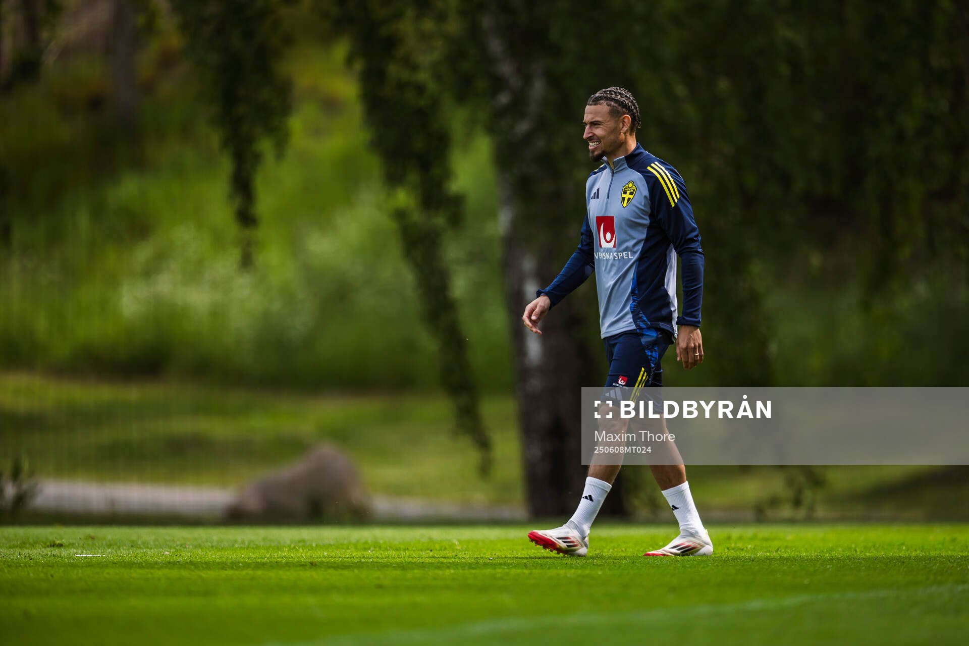 Jordan Larsson of the Swedish men's national football team