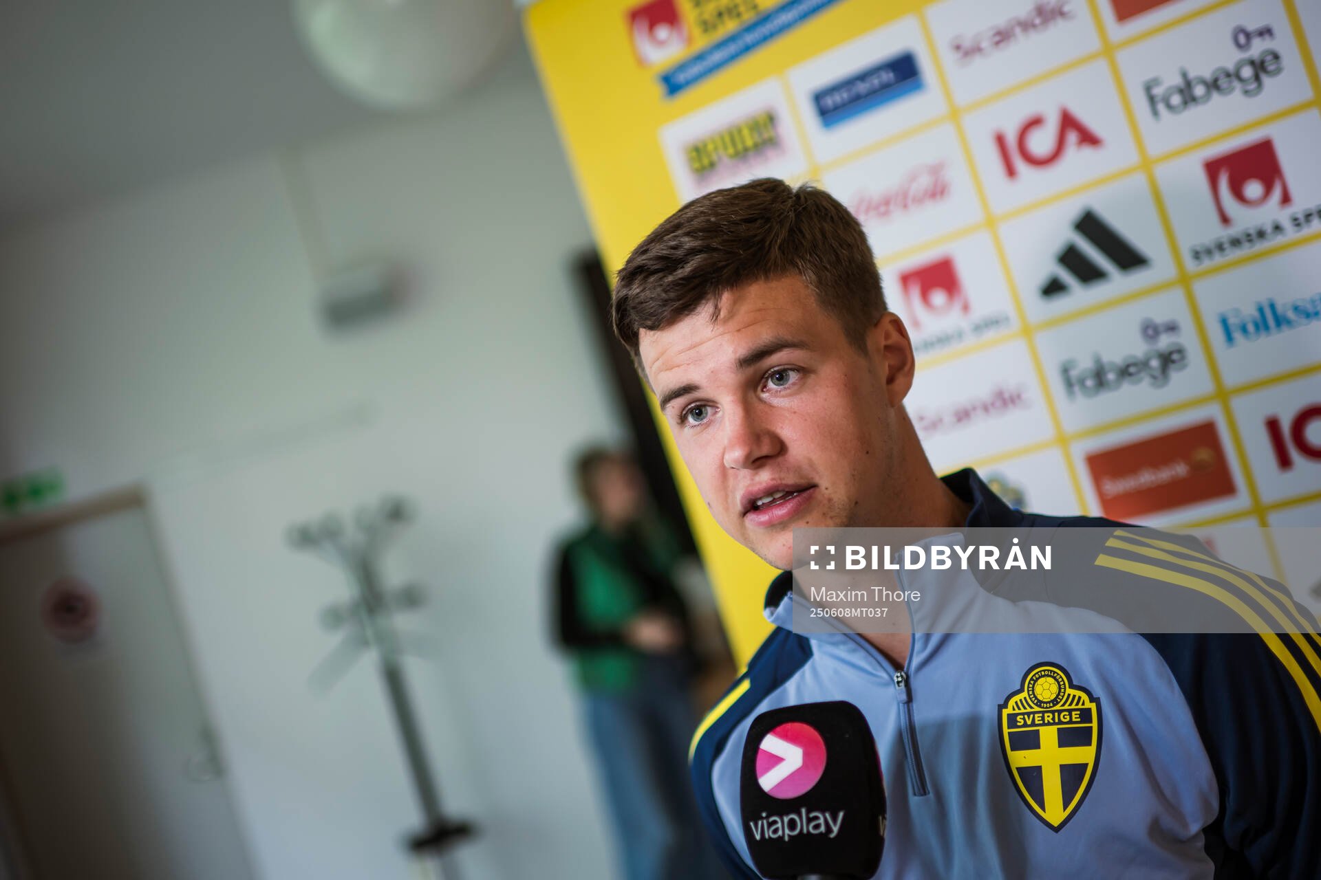 Samuel Dahl of the Swedish men's national football team in