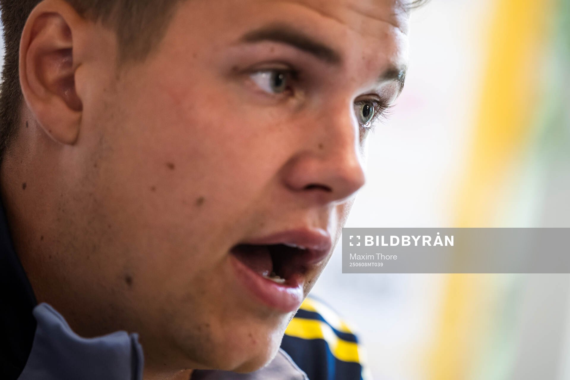 Samuel Dahl of the Swedish men's national football team in