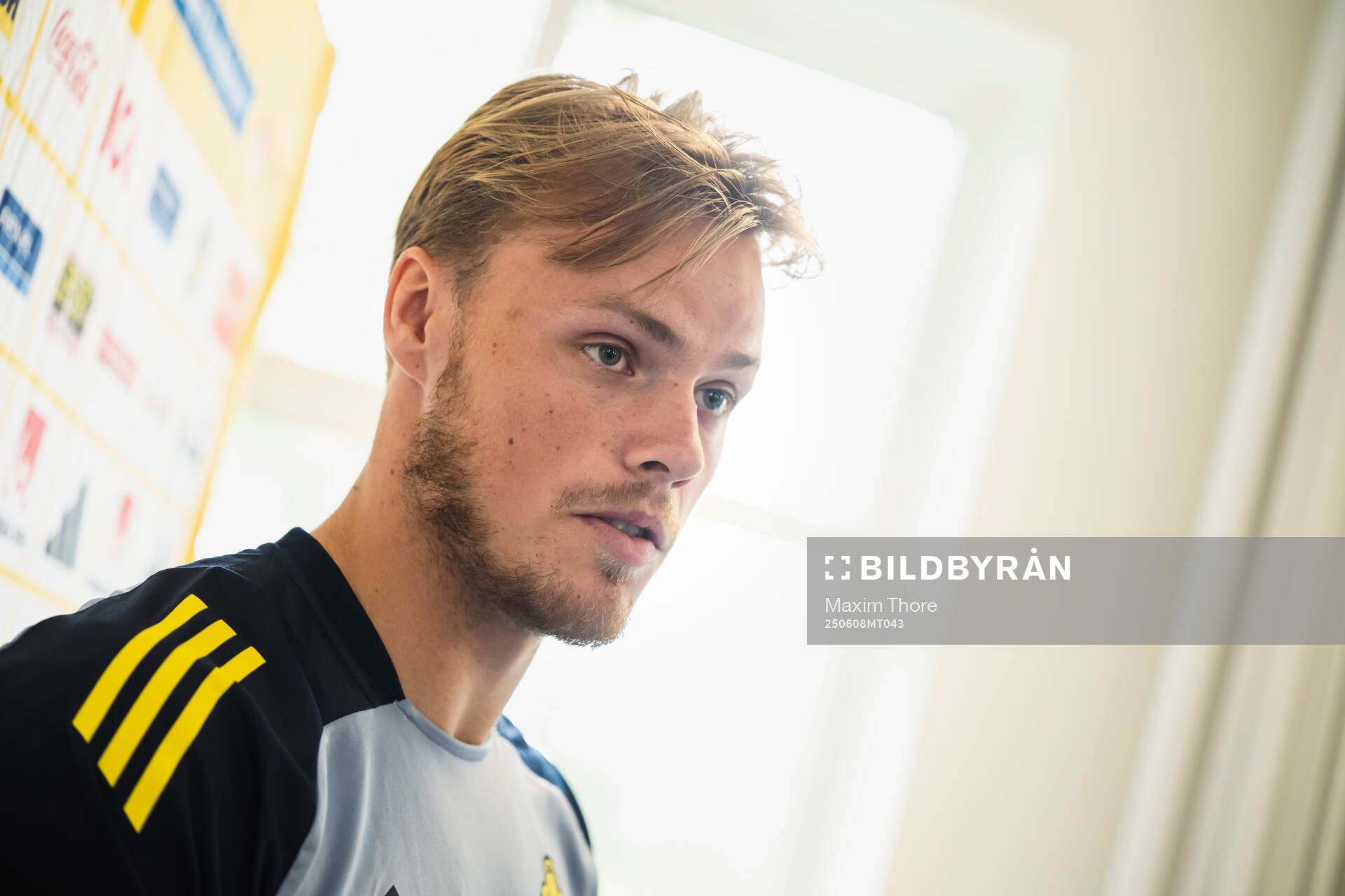 Victor Eriksson of the Swedish men's national football team