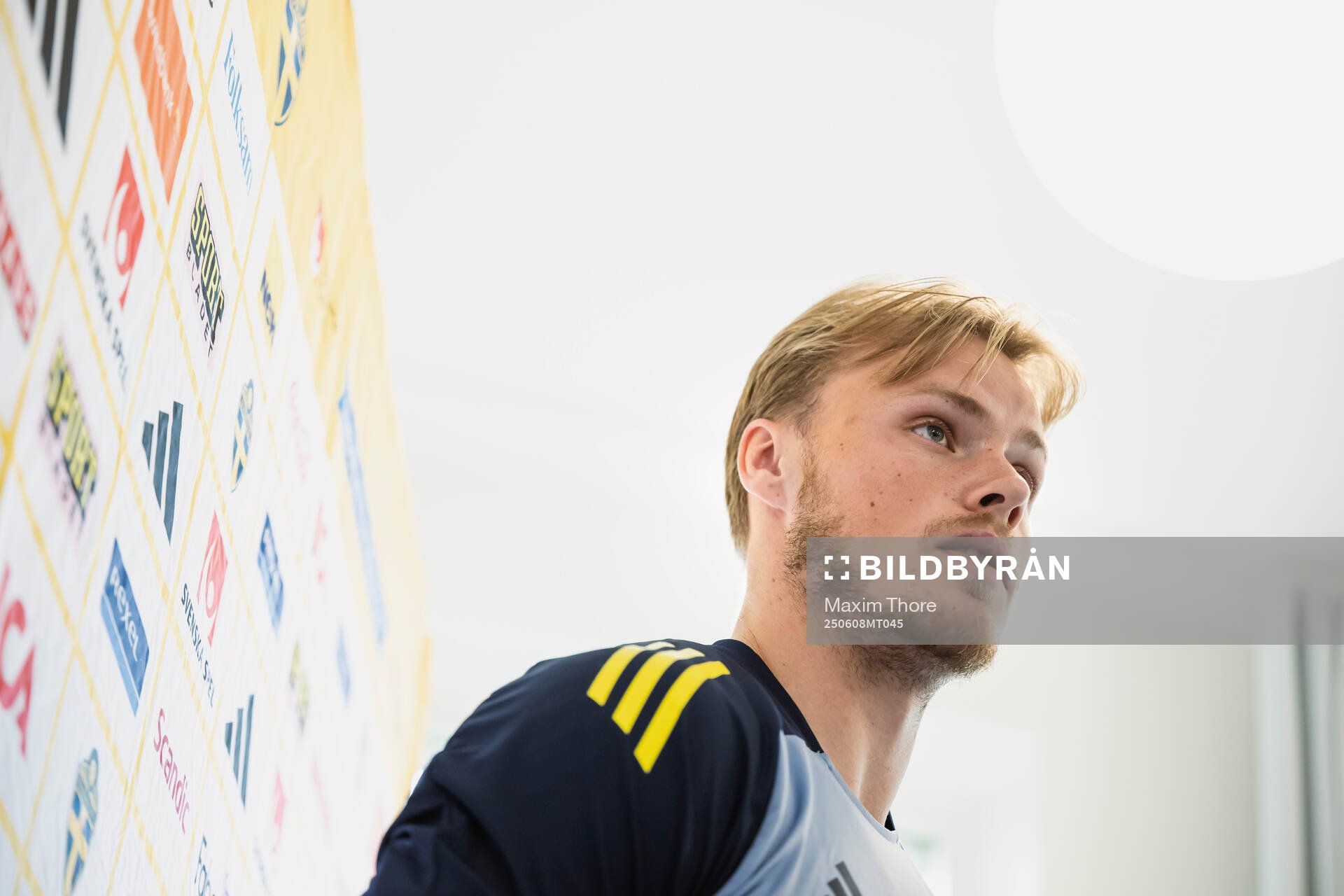 Victor Eriksson of the Swedish men's national football team