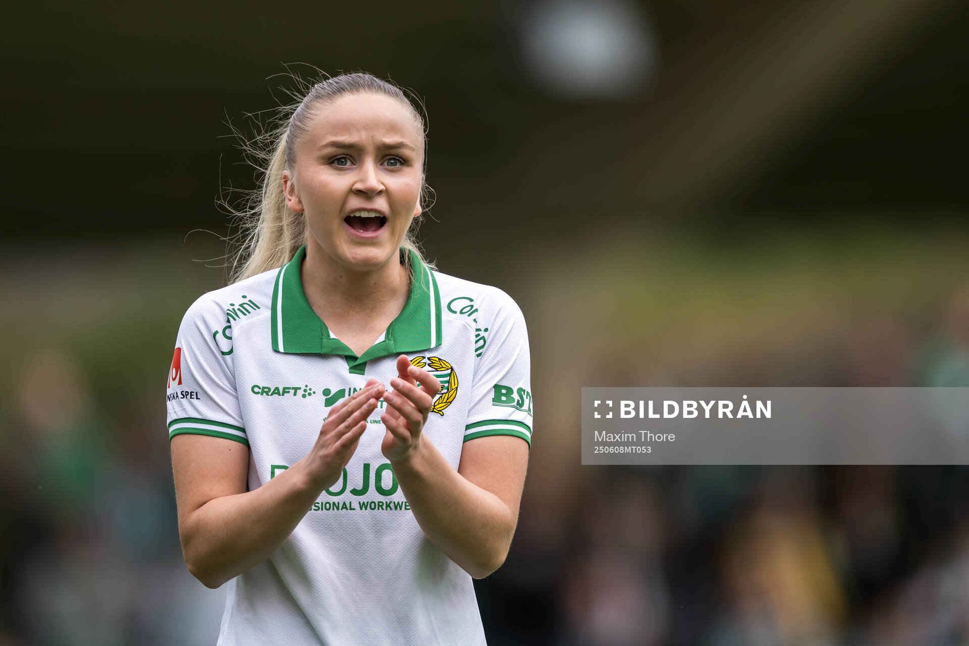 Hammarbys Anna Jøsendal jublar