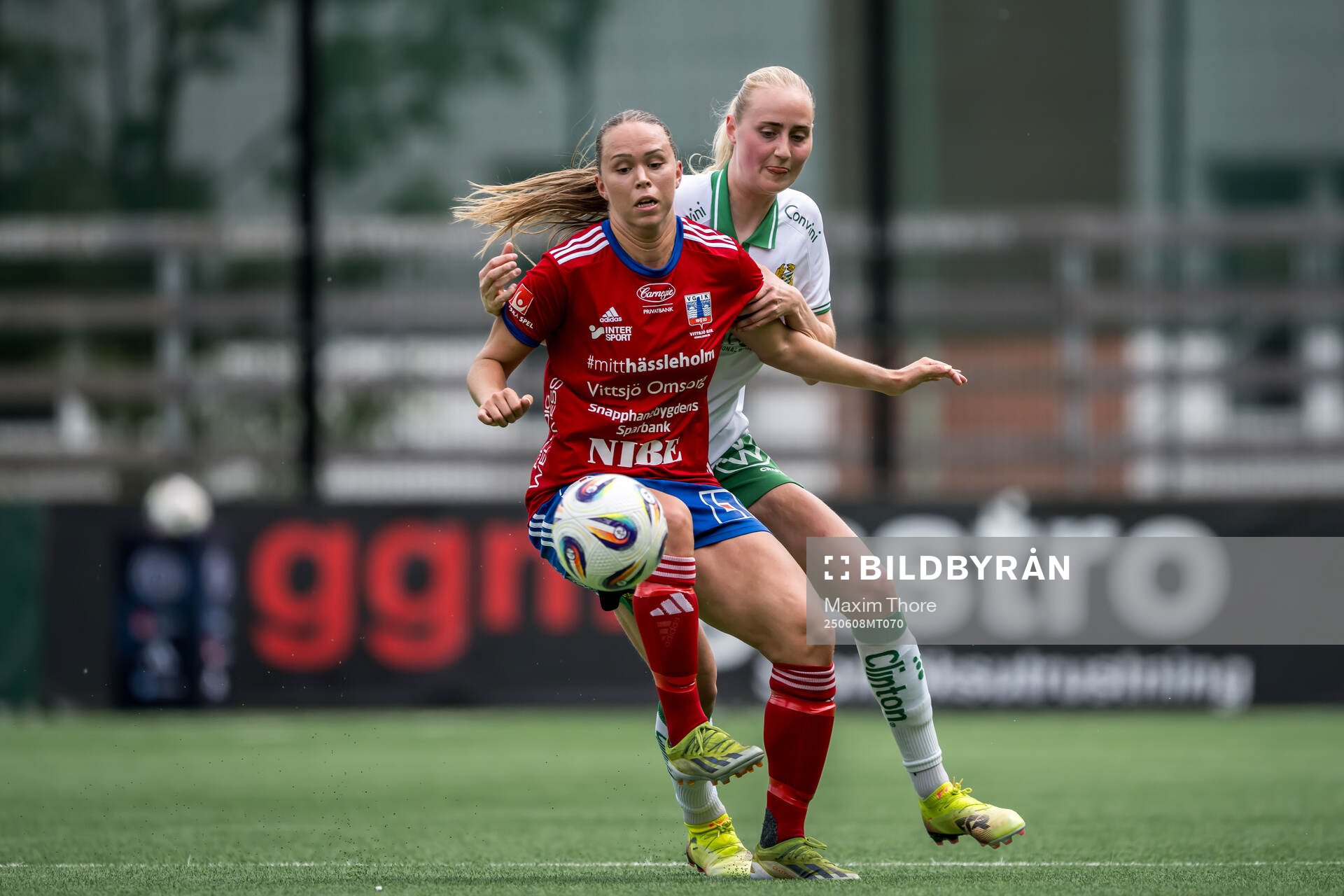 Vittsjös Hanna Ekengren och Hammarbys Emilie Bragstad