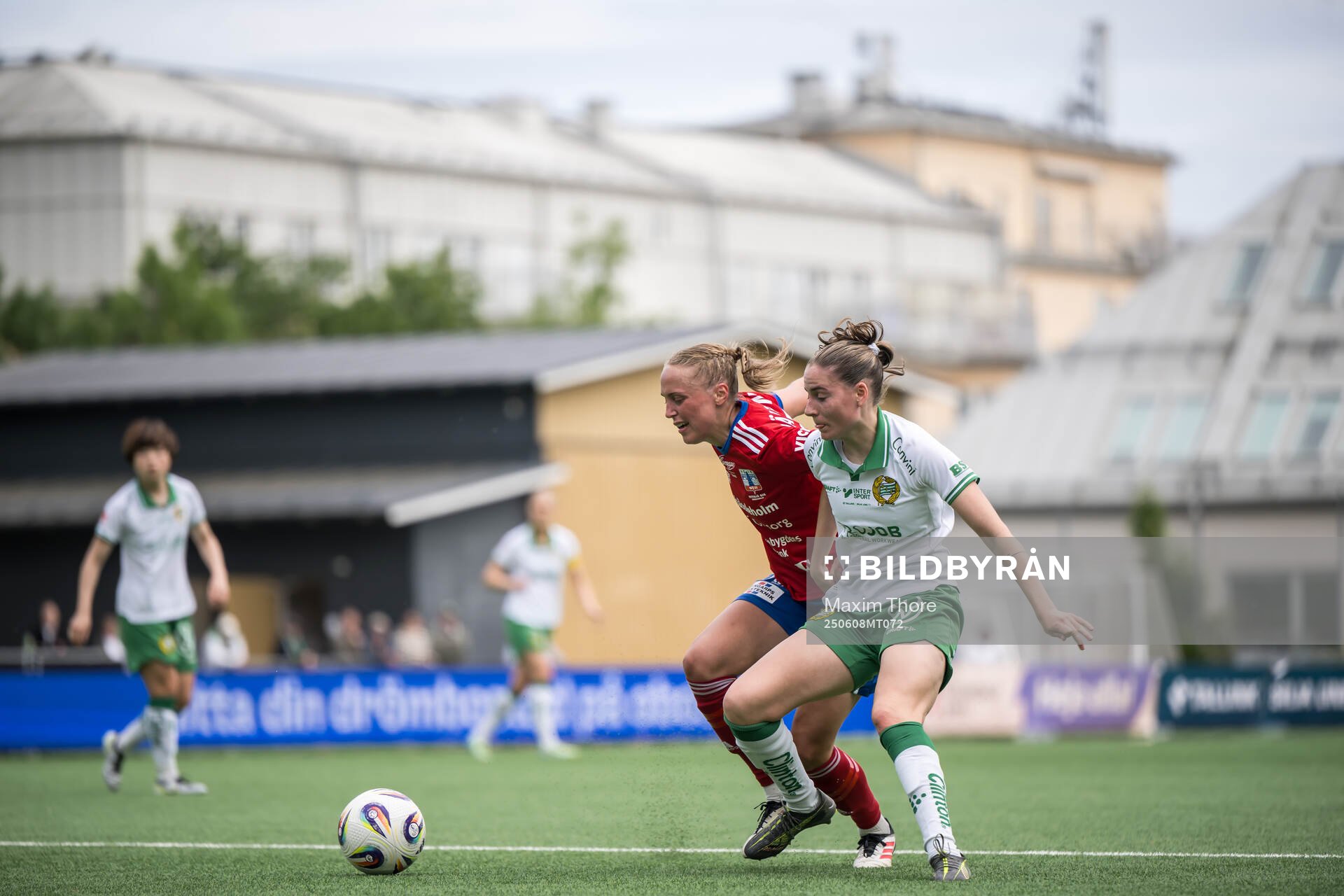 Vittsjös Olivia Wänglund och Hammarbys Smilla Vallotto