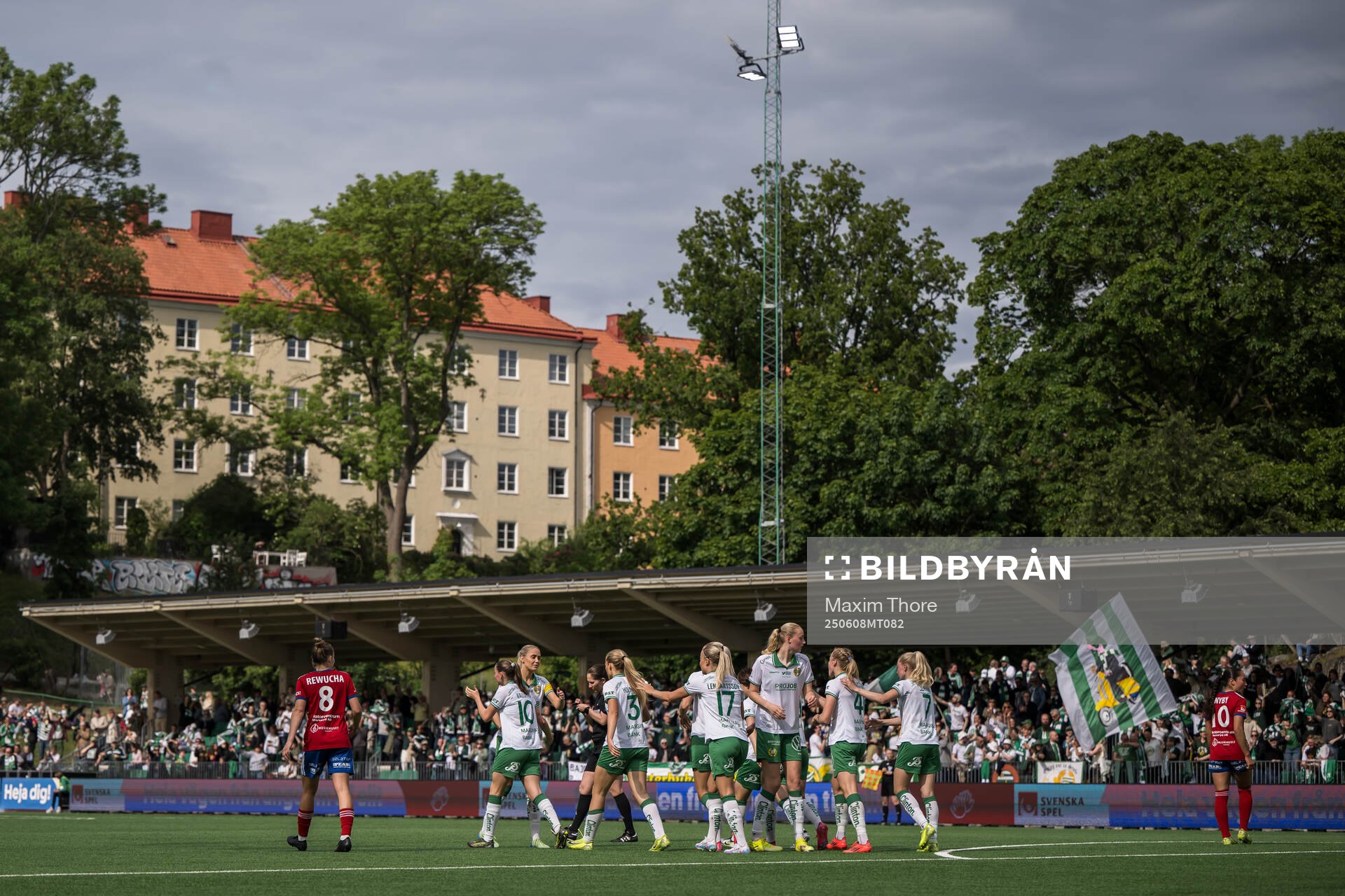 Hammarbys Ellen Wangerheim jublar